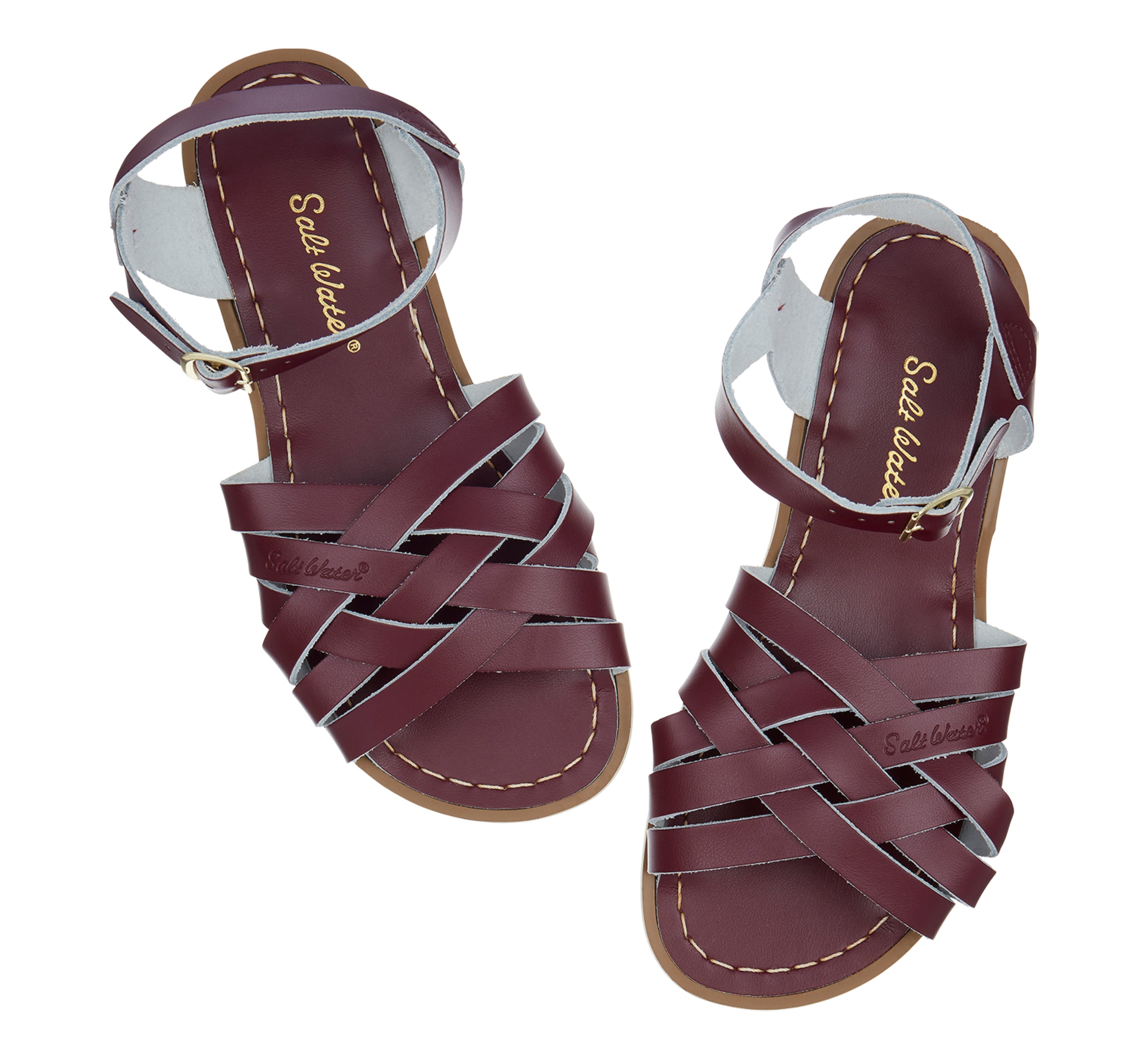 Sandale Retro Claret Pour Femme - Salt-Water Sandals EU