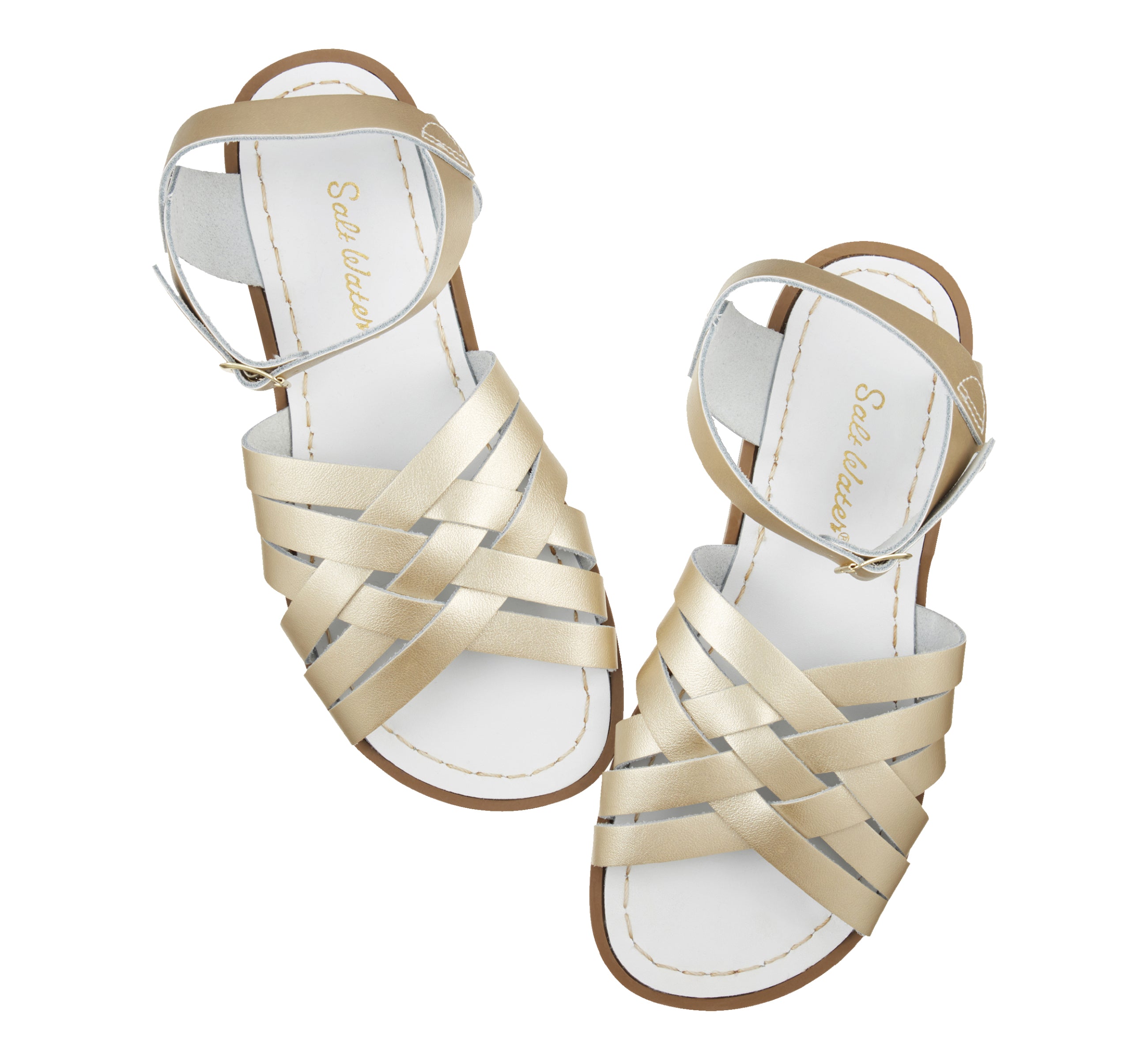 Retro Gold Womens Sandal - Salt-Water Sandals EU