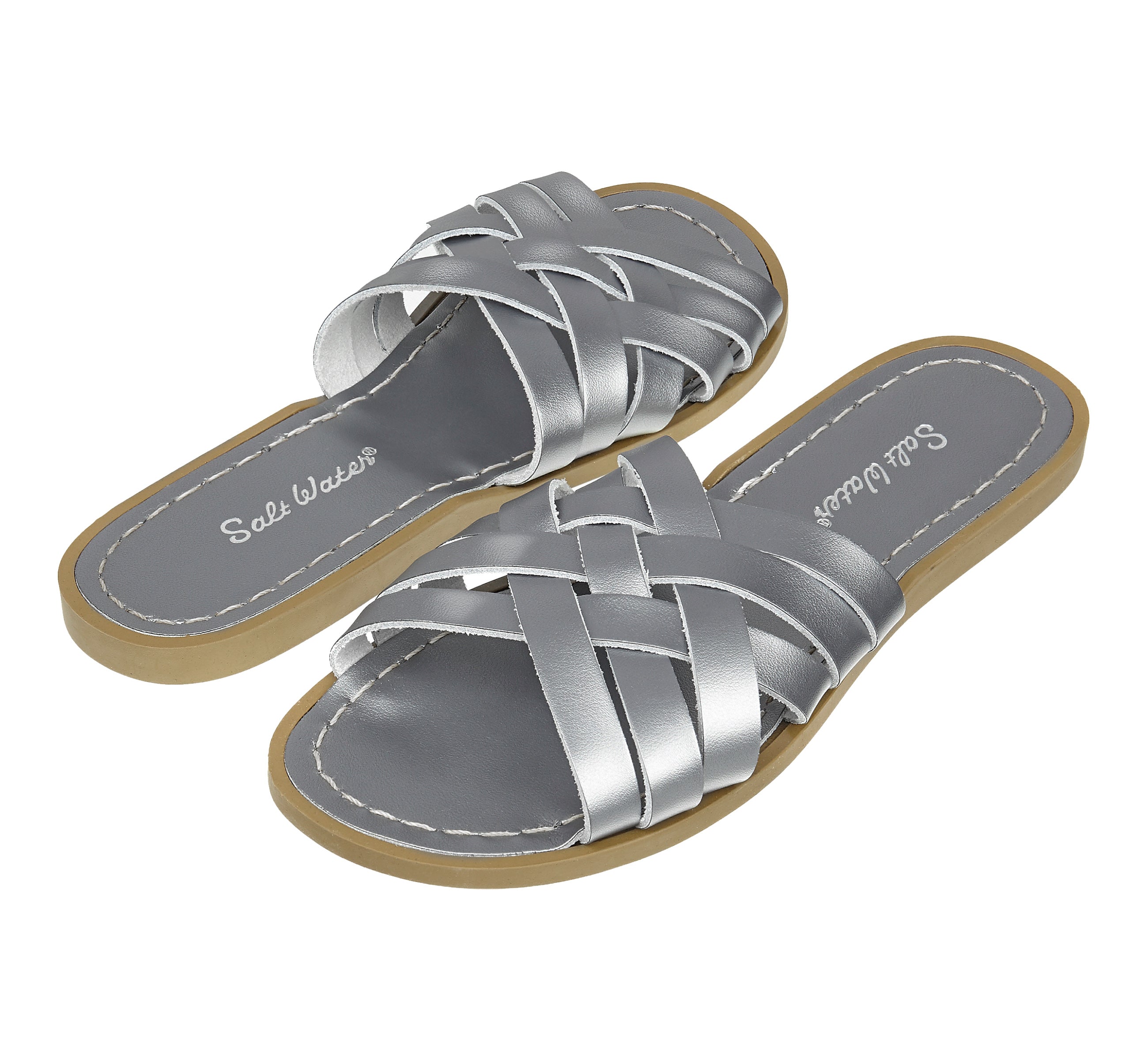 Sandale Retro Slide Pour Femme En Étain - Salt-Water Sandals EU