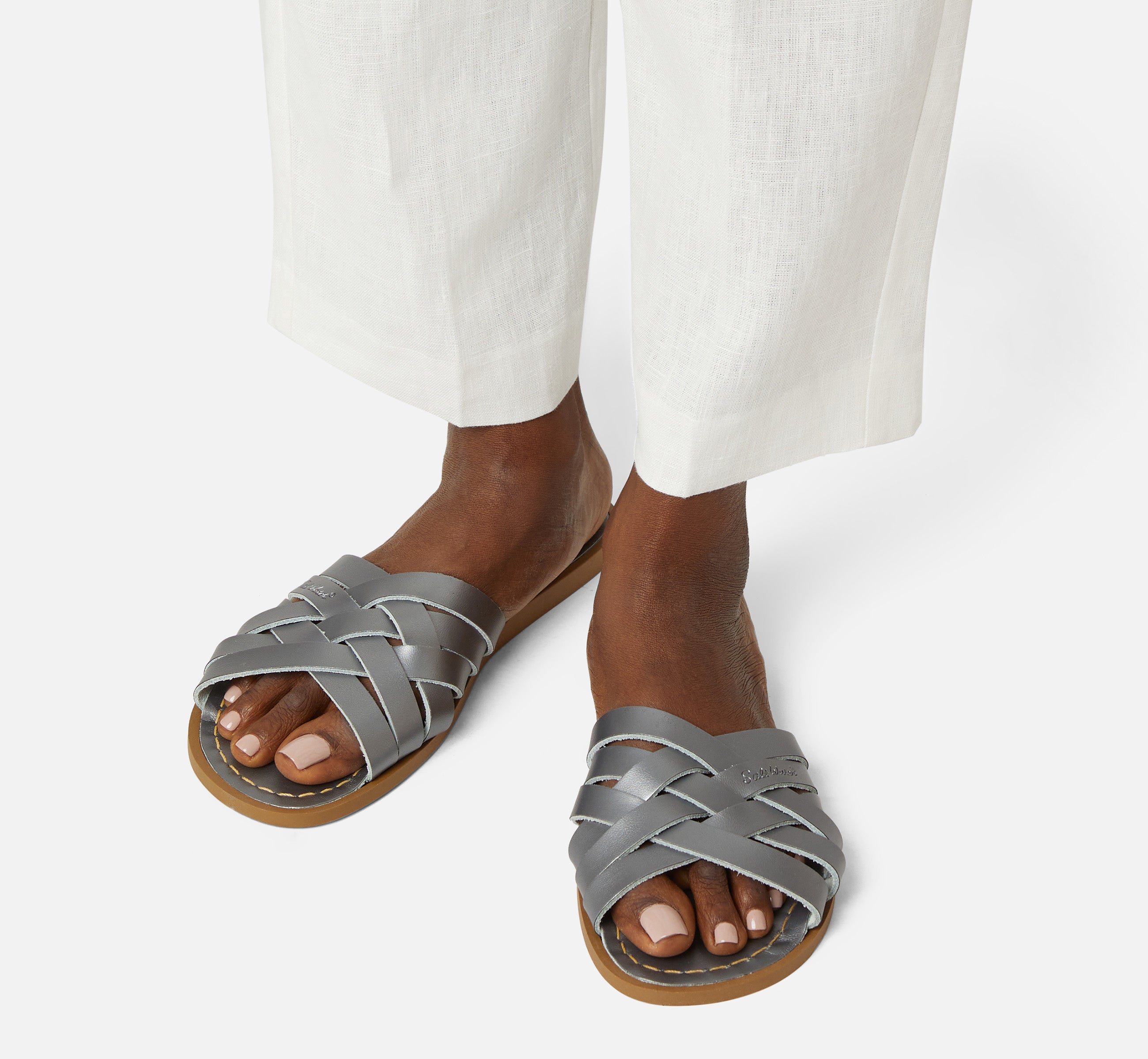 Sandale Retro Slide Pour Femme En Étain - Salt-Water Sandals EU