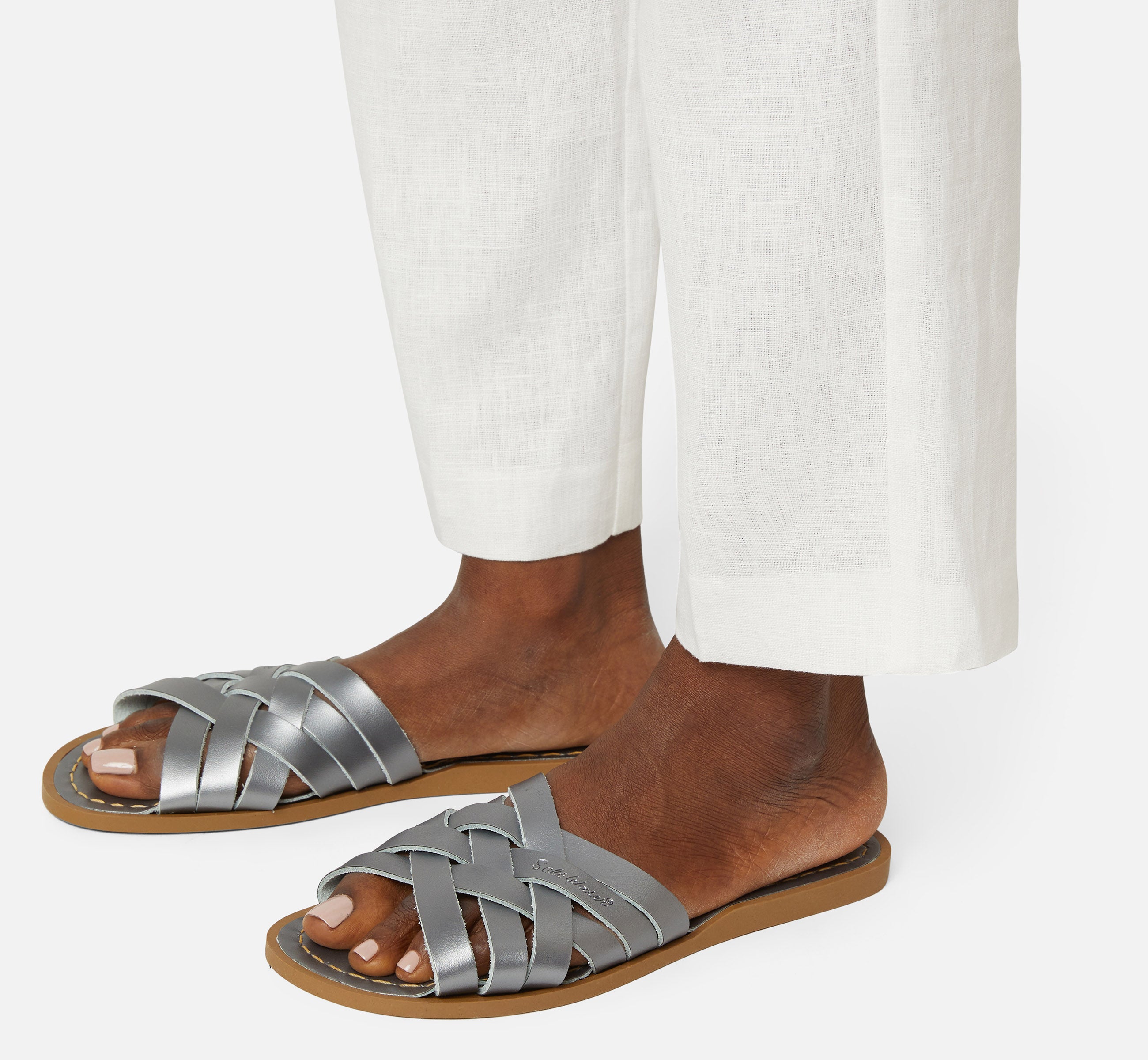 Sandale Retro Slide Pour Femme En Étain - Salt-Water Sandals EU