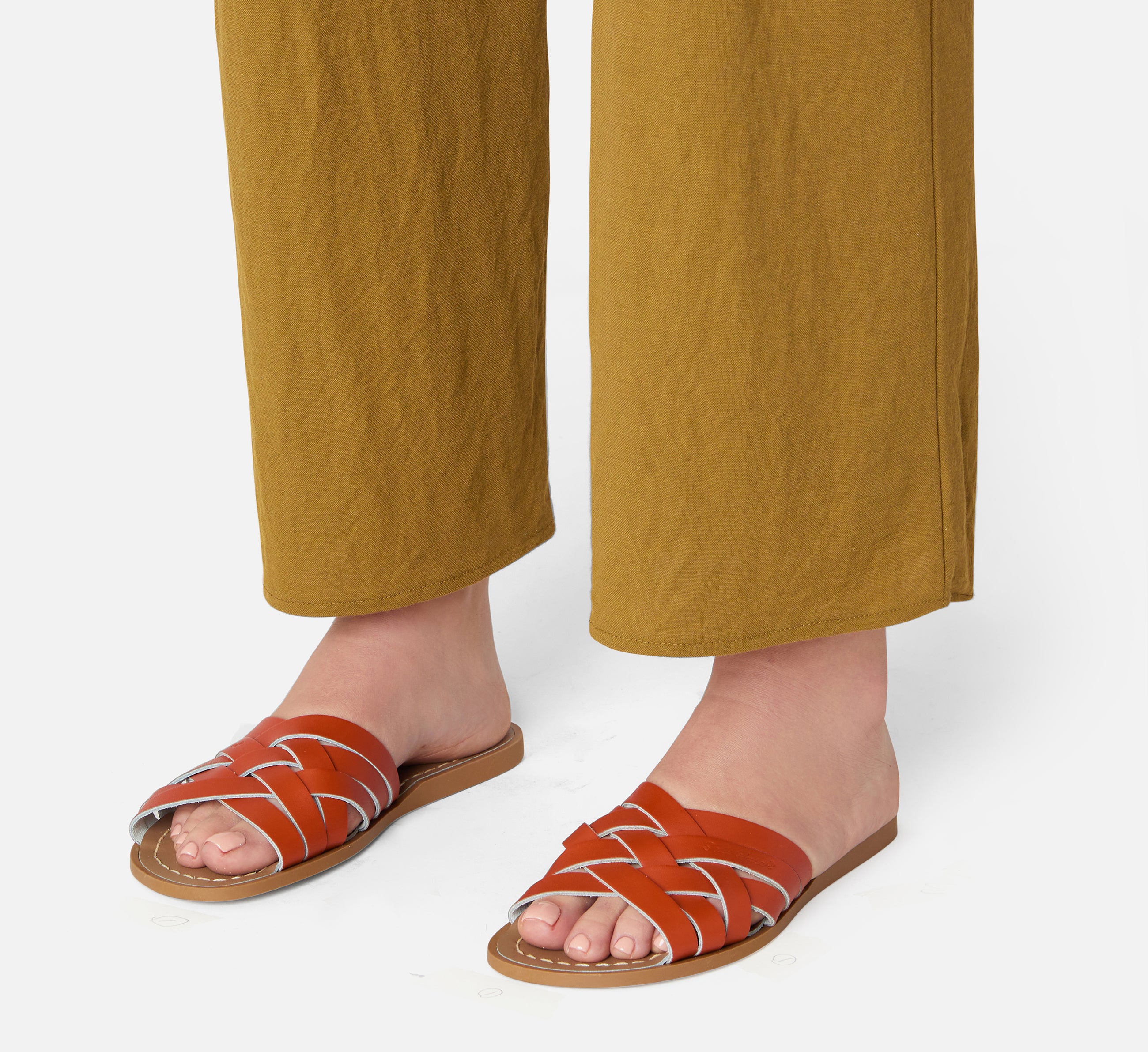 Sandales Retro Slide Paprika Pour Femme - Salt-Water Sandals EU