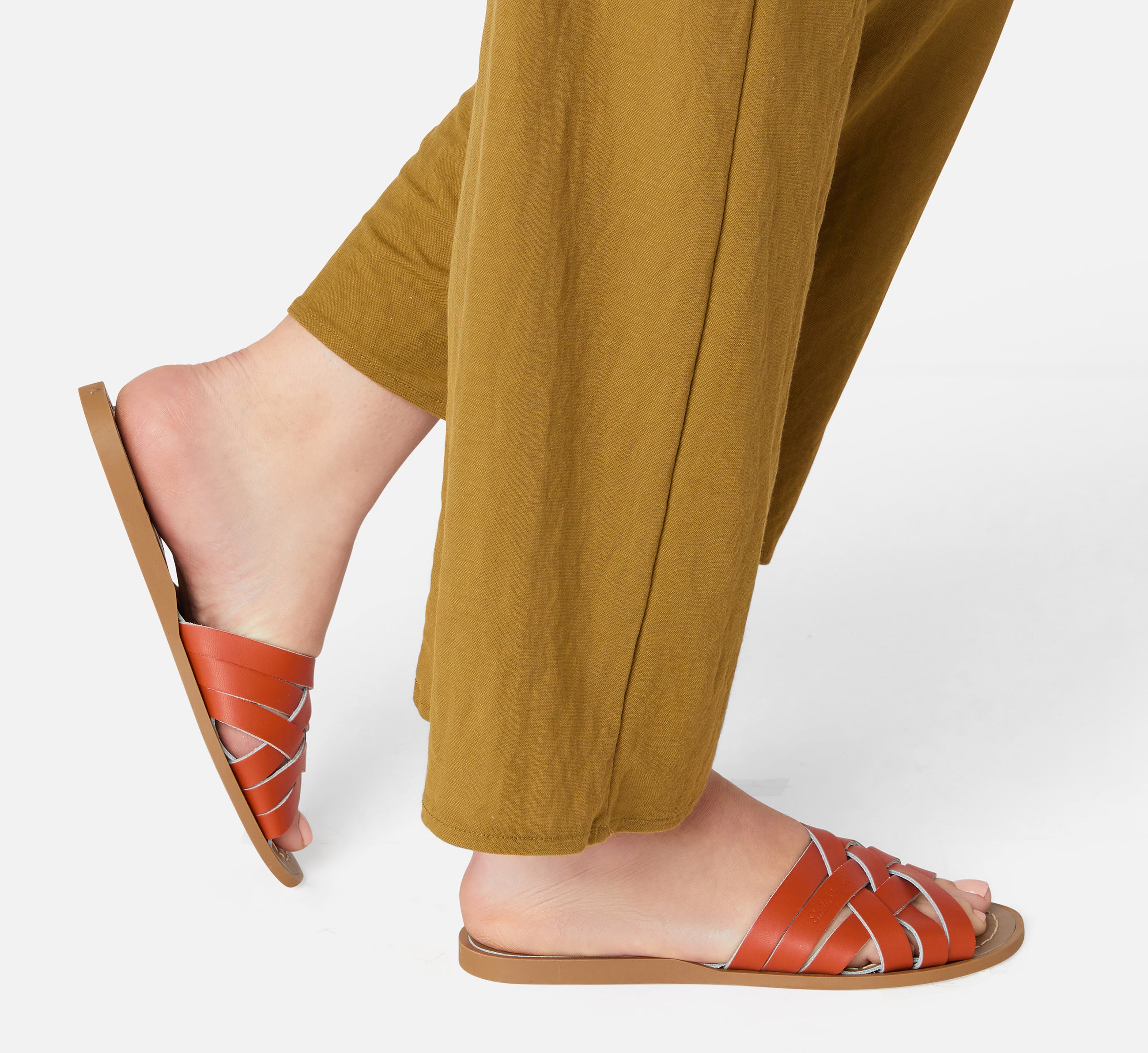 Sandales Retro Slide Paprika Pour Femme - Salt-Water Sandals EU
