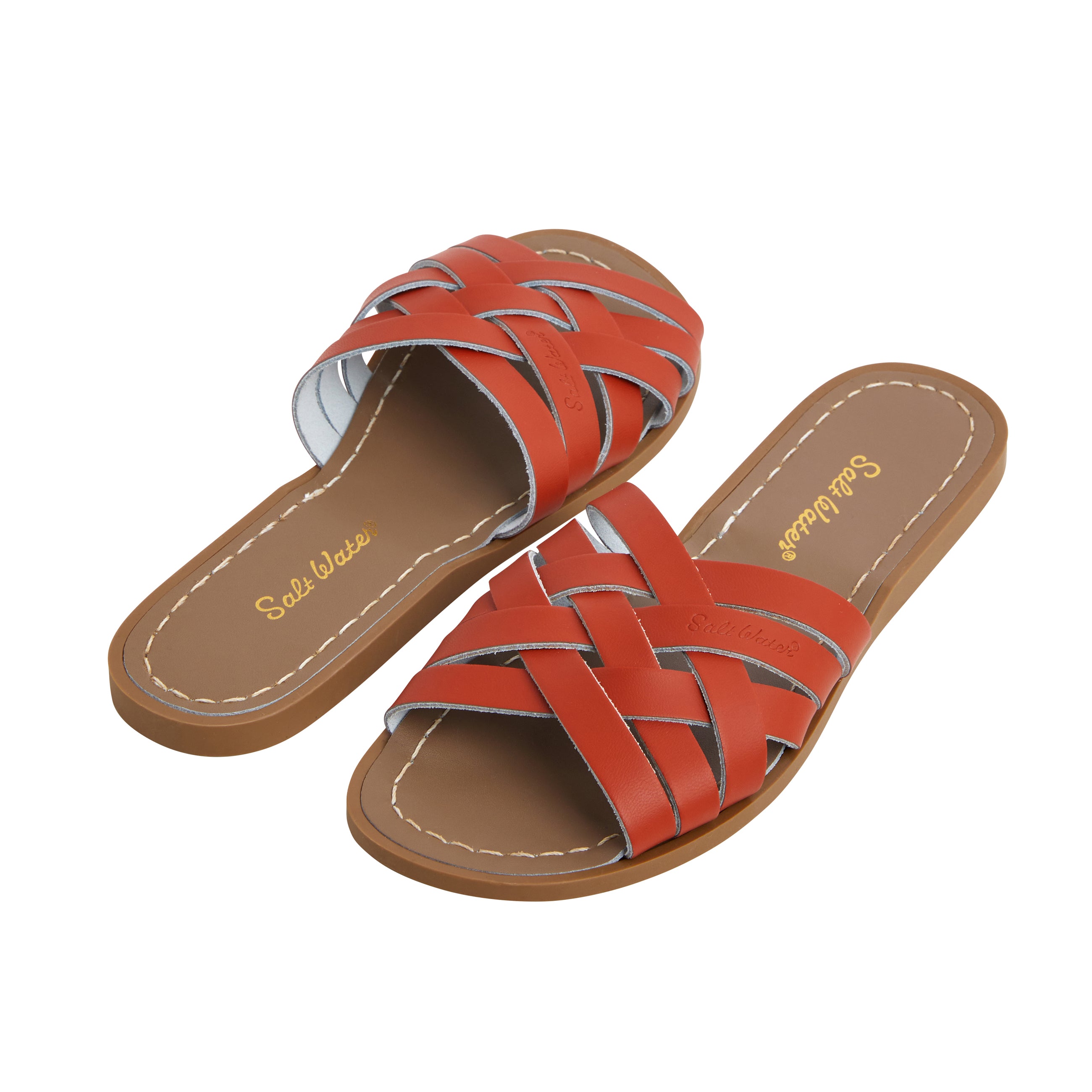 Sandales Retro Slide Paprika Pour Femme - Salt-Water Sandals EU