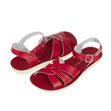 Sandale Femme Rouge Swimmer - Sandales À Bride De Cheville Pour Femmes - Salt-Water Sandals EU