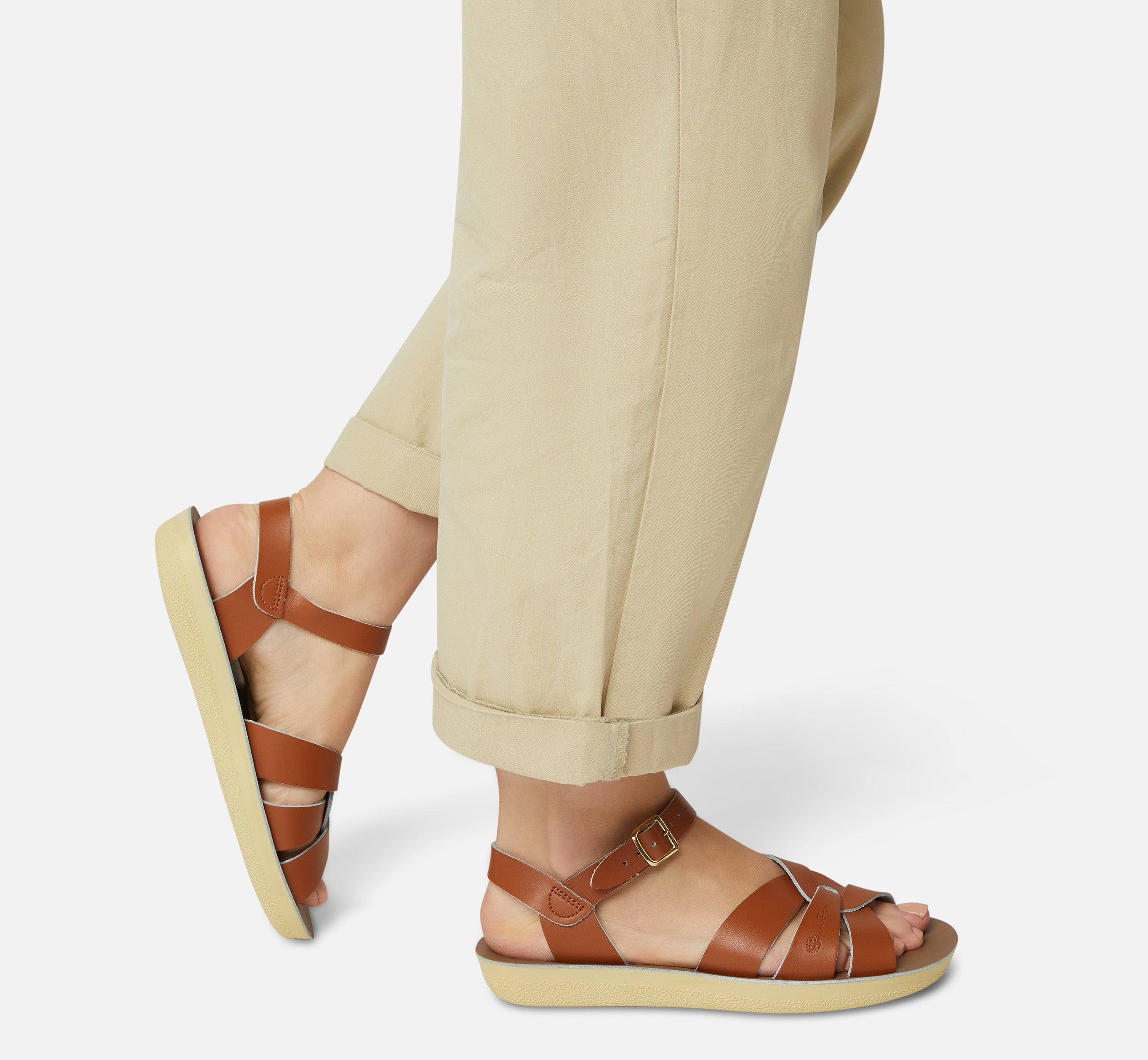 Swimmer Tan Womens Sandal - Salt-Water Sandals EU