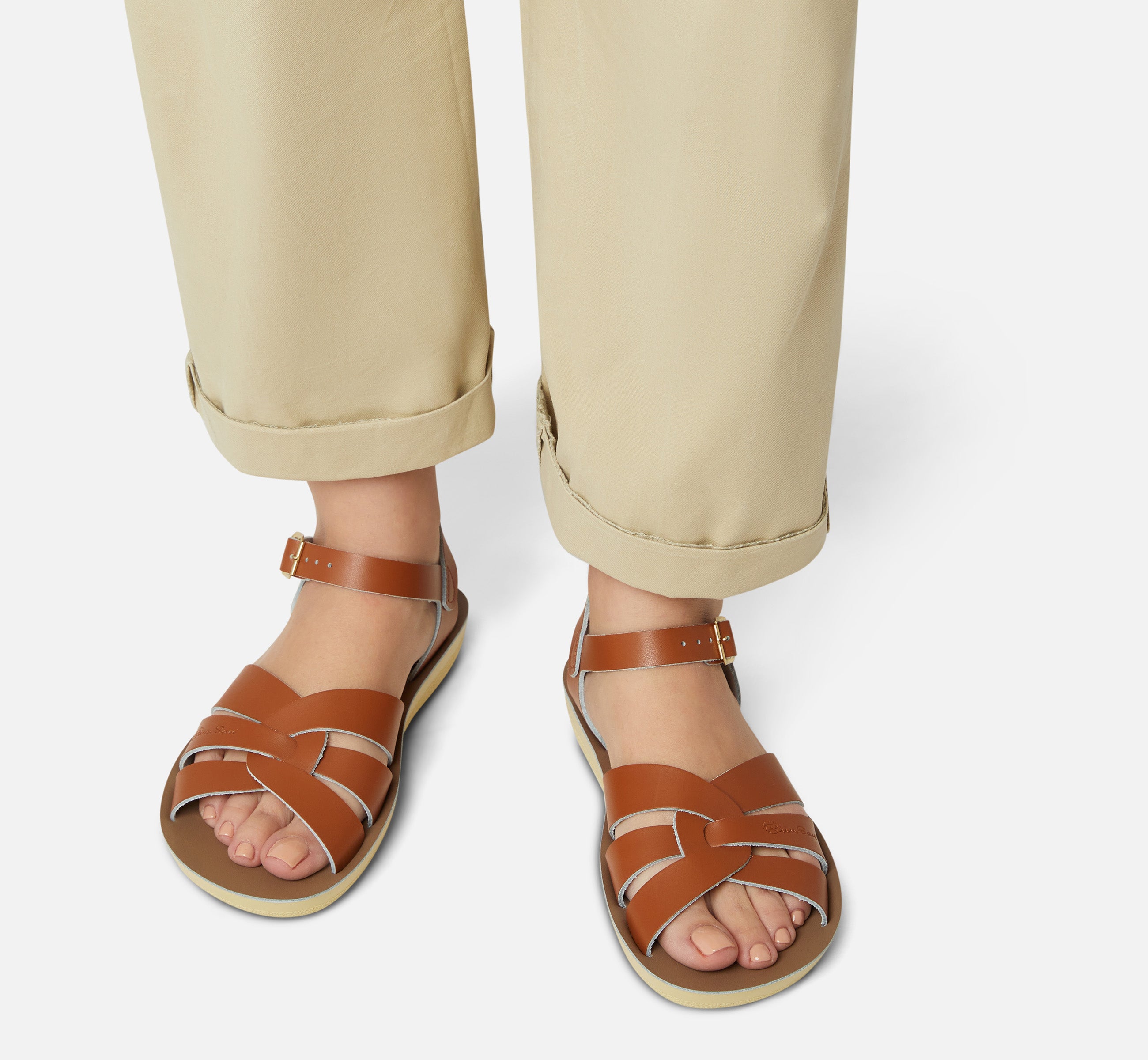 Swimmer Tan Womens Sandal - Salt-Water Sandals EU