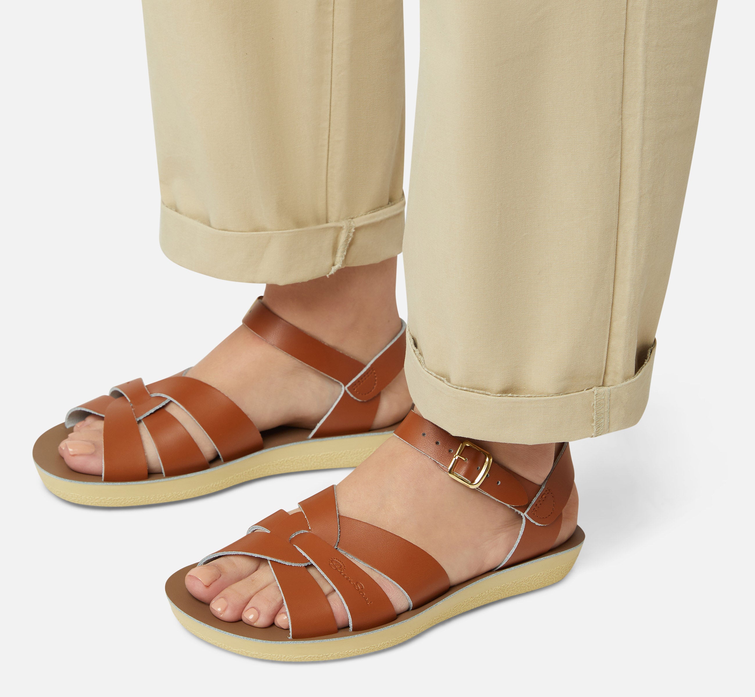 Swimmer Tan Womens Sandal - Salt-Water Sandals EU