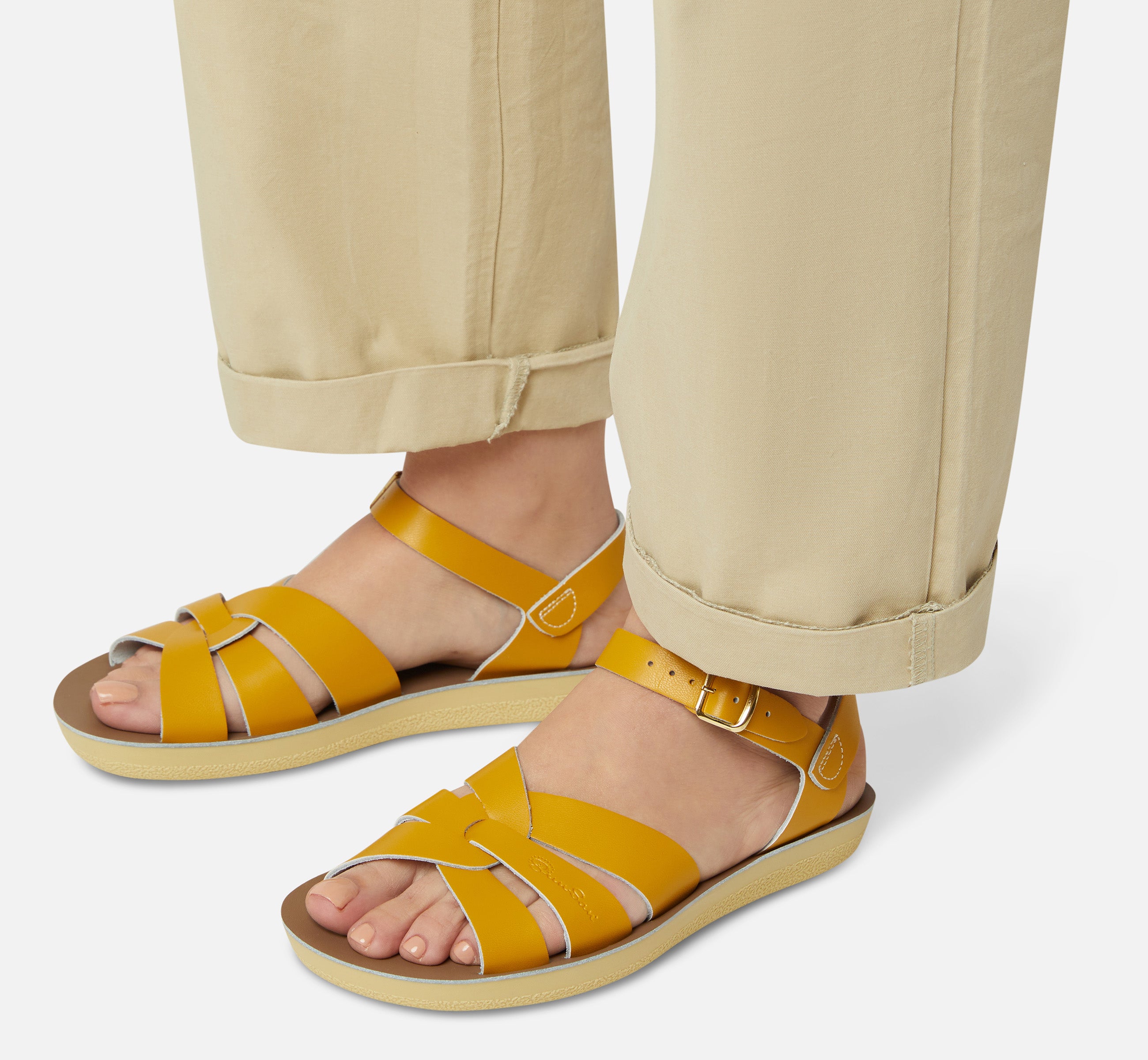 Sandale Pour Femme Swimmer Moutarde - Salt-Water Sandals EU