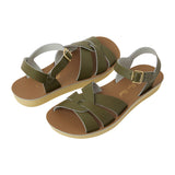 Sandales Pour Femmes Swimmer Olive - Sandales À Bride De Cheville Pour Femmes - Salt-Water Sandals EU