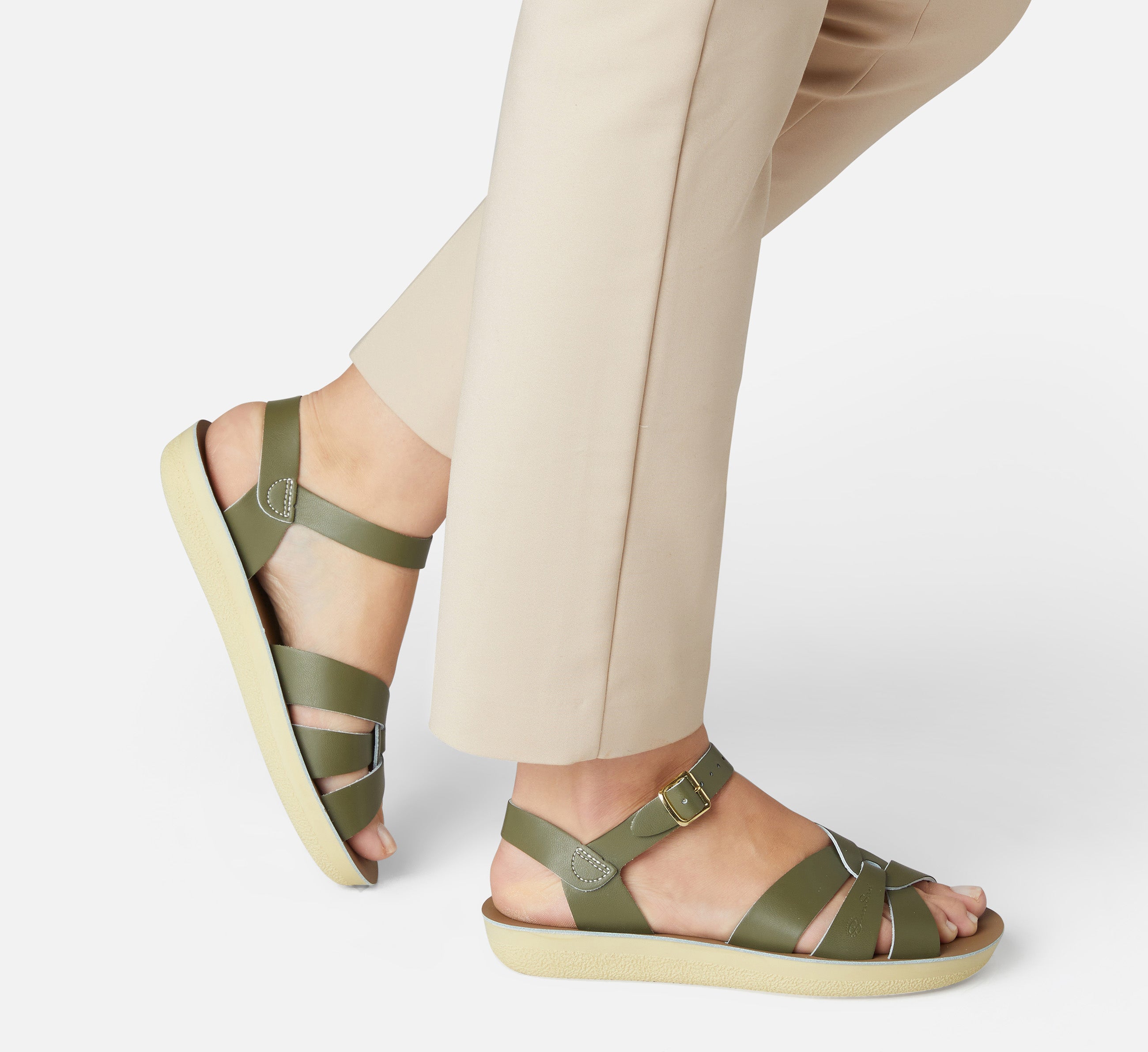 Swimmer Olive Womens Sandal - Salt-Water Sandals EU