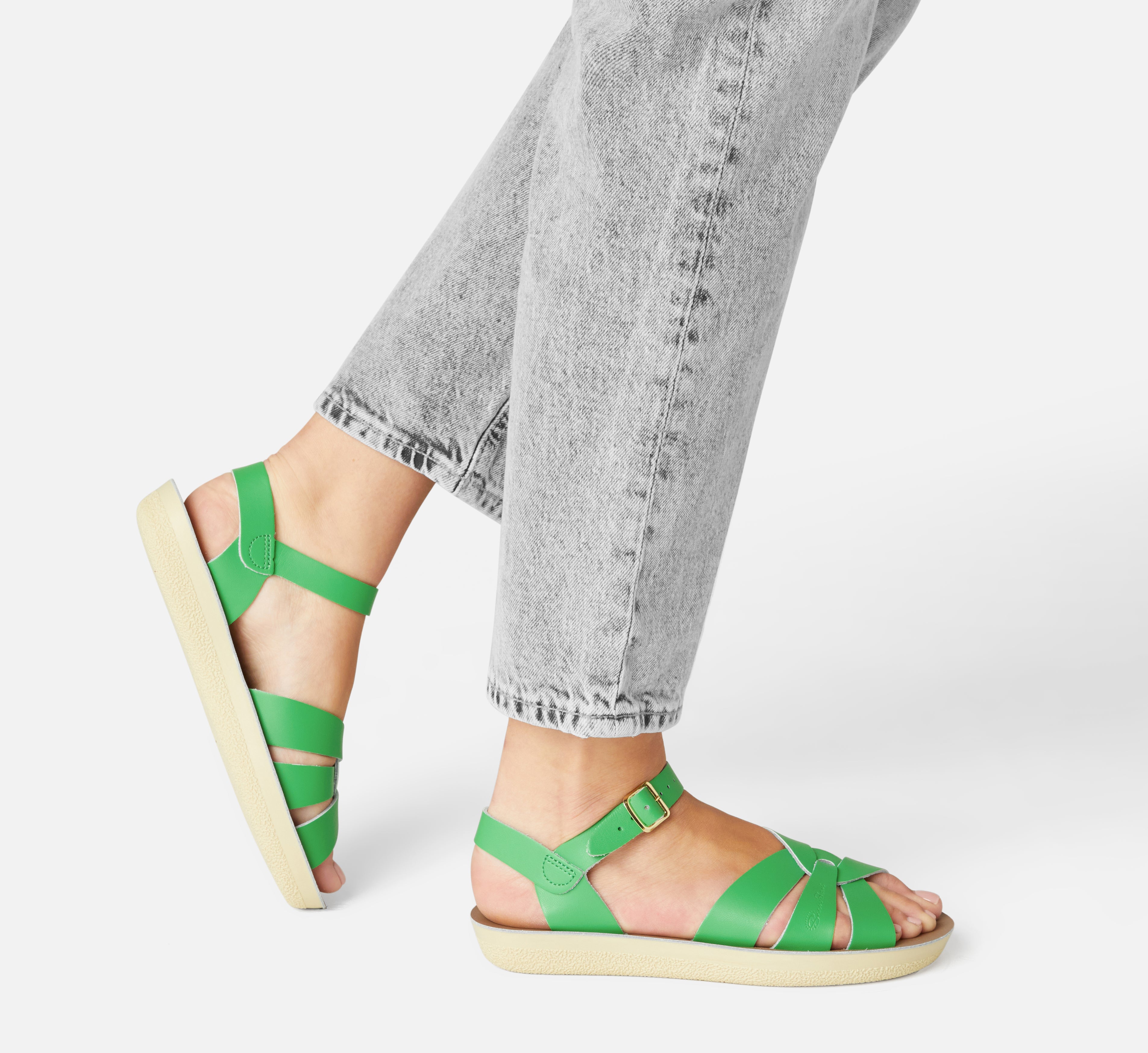 Swimmer Kelly Green Womens Sandal - Salt-Water Sandals EU