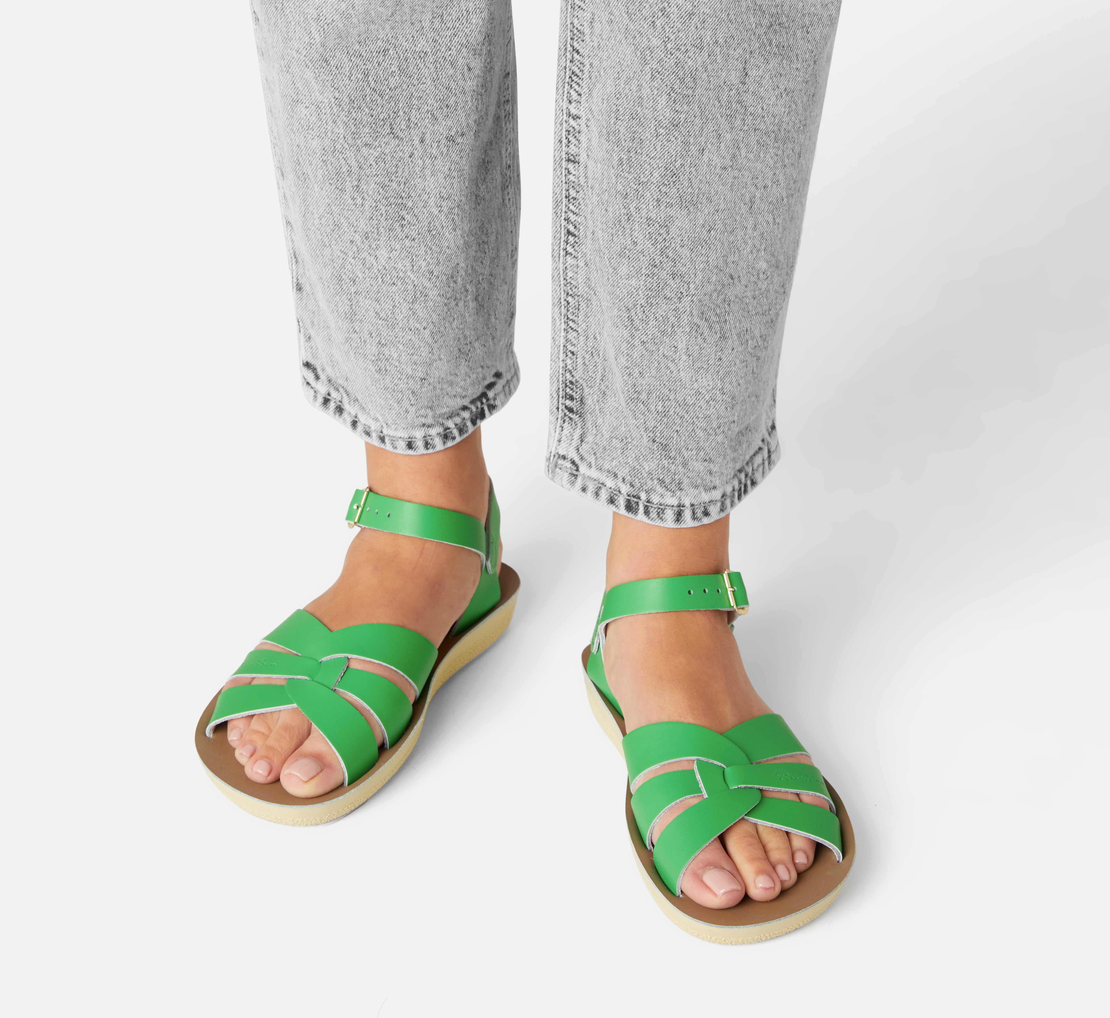 Swimmer Kelly Green Womens Sandal - Salt-Water Sandals EU