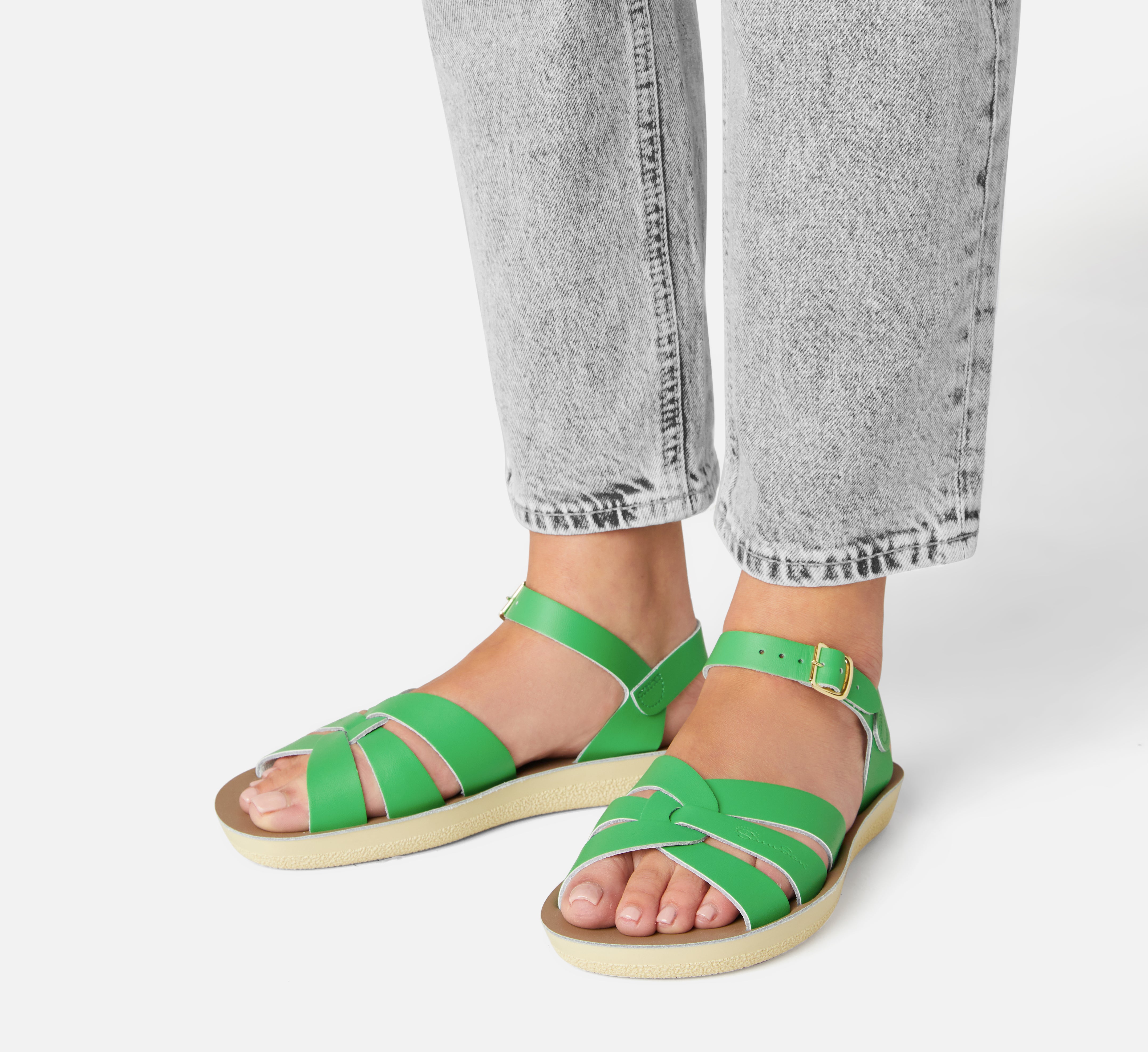 Swimmer Kelly Green Womens Sandal - Salt-Water Sandals EU