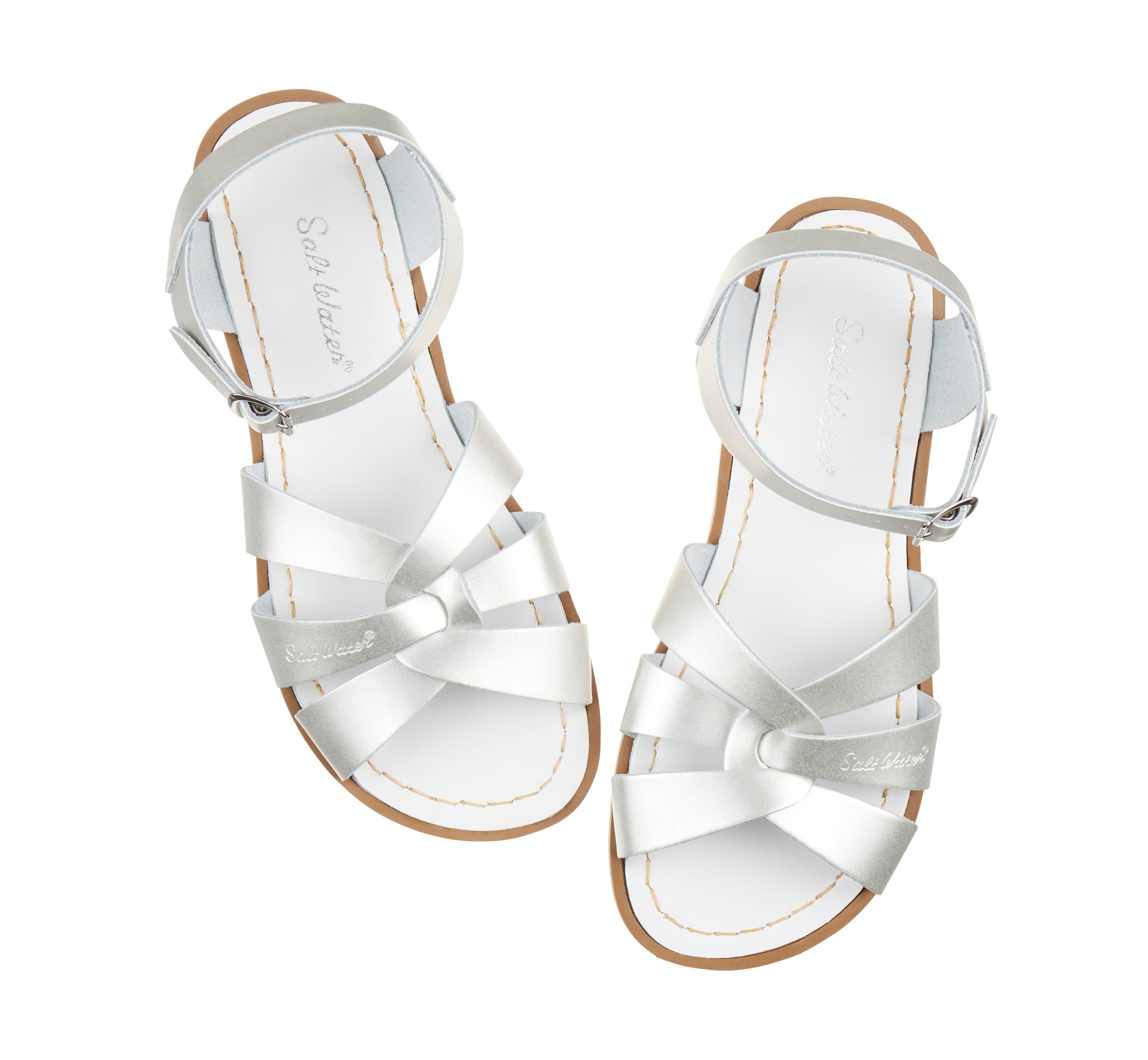 Original Silberne Kindersandalen - Salt-Water Sandals EU