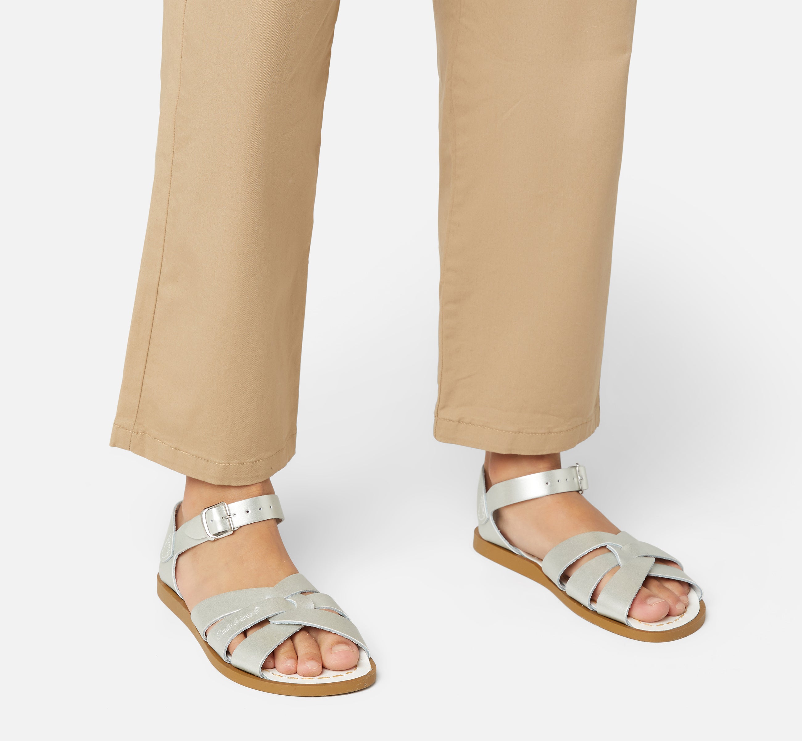 Original Silberne Kindersandalen - Salt-Water Sandals EU