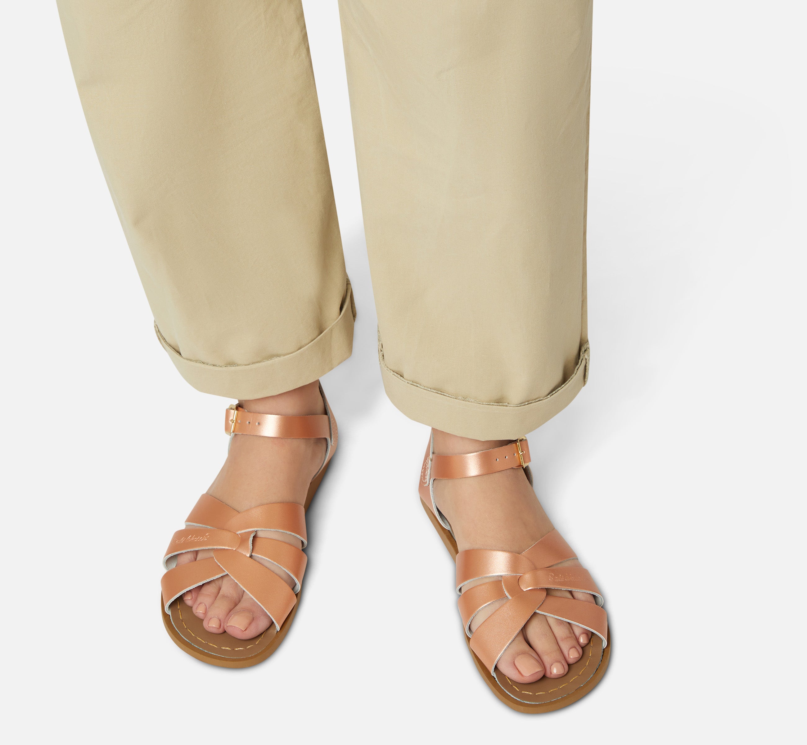Original Rose Gold Womens Sandal - Salt-Water Sandals EU