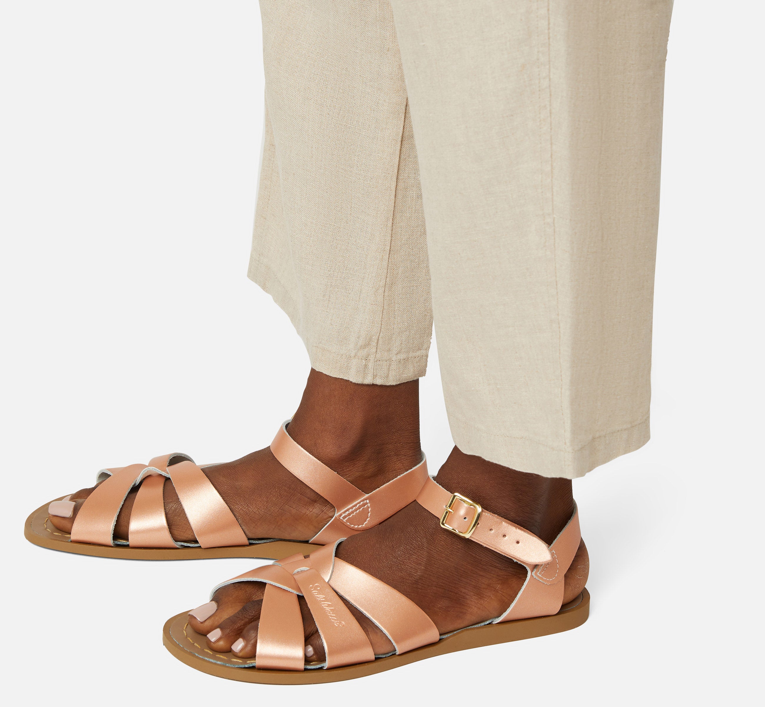 Original Rose Gold Womens Sandal - Salt-Water Sandals EU