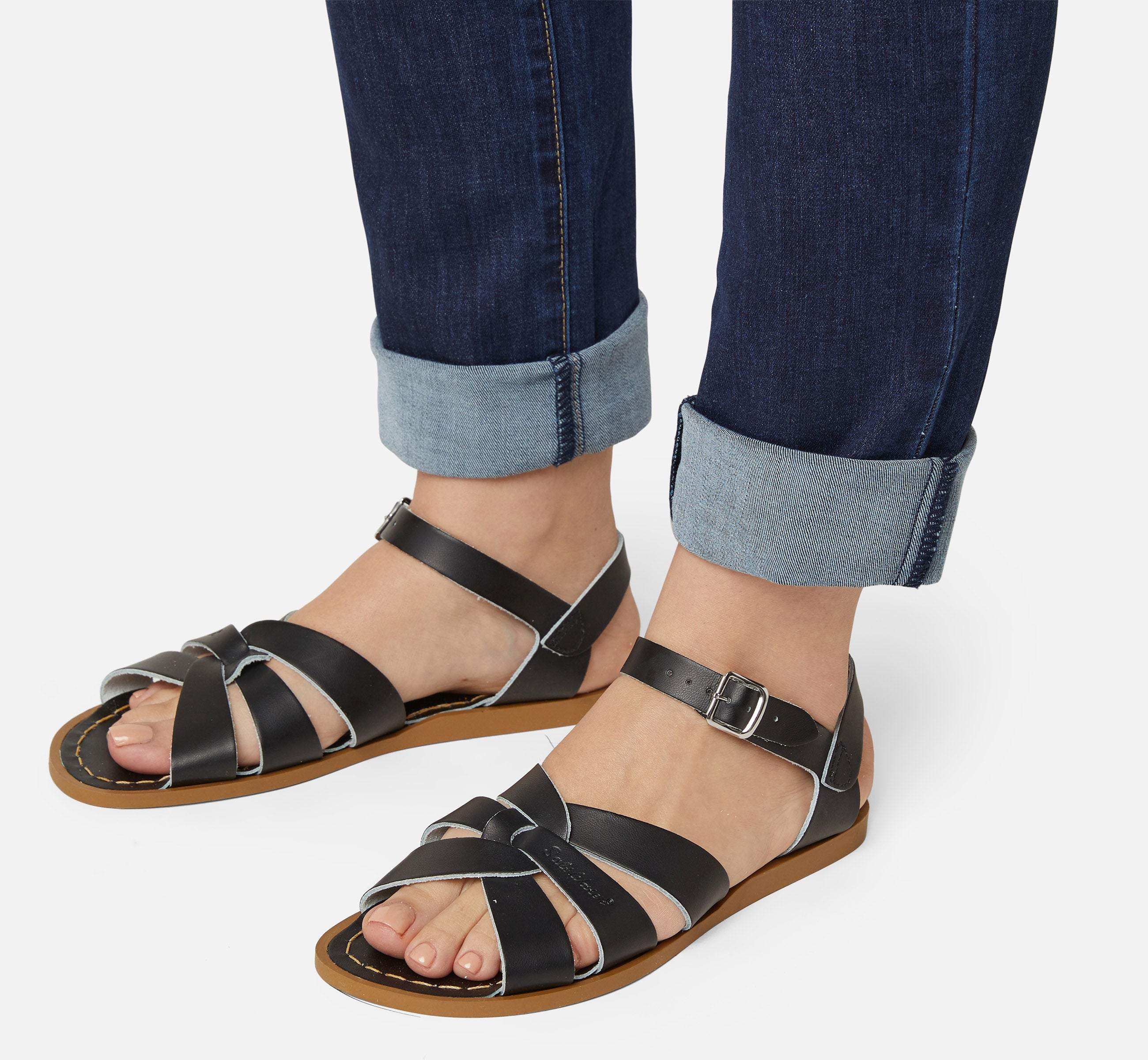 Original Black Womens Sandal - Salt-Water Sandals EU