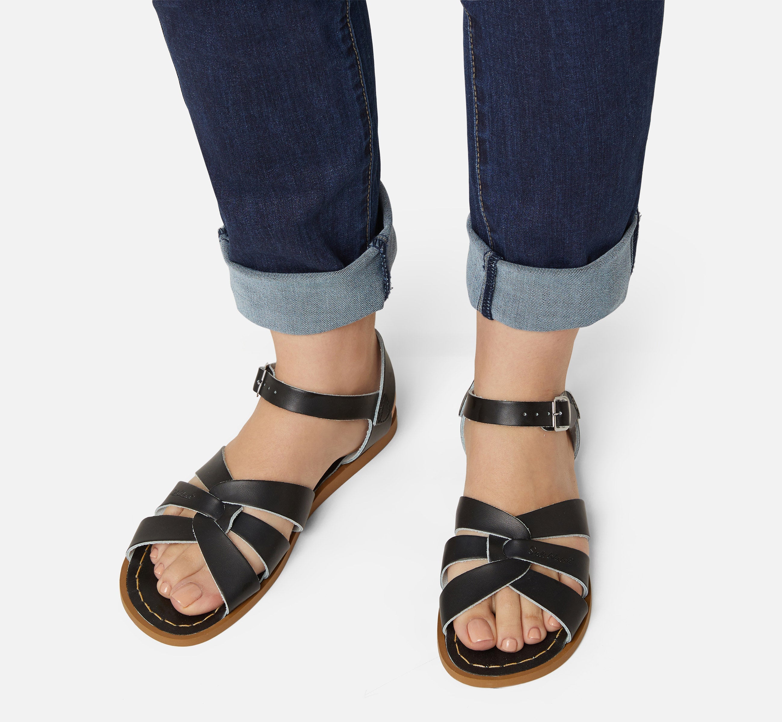Original Black Womens Sandal - Salt-Water Sandals EU