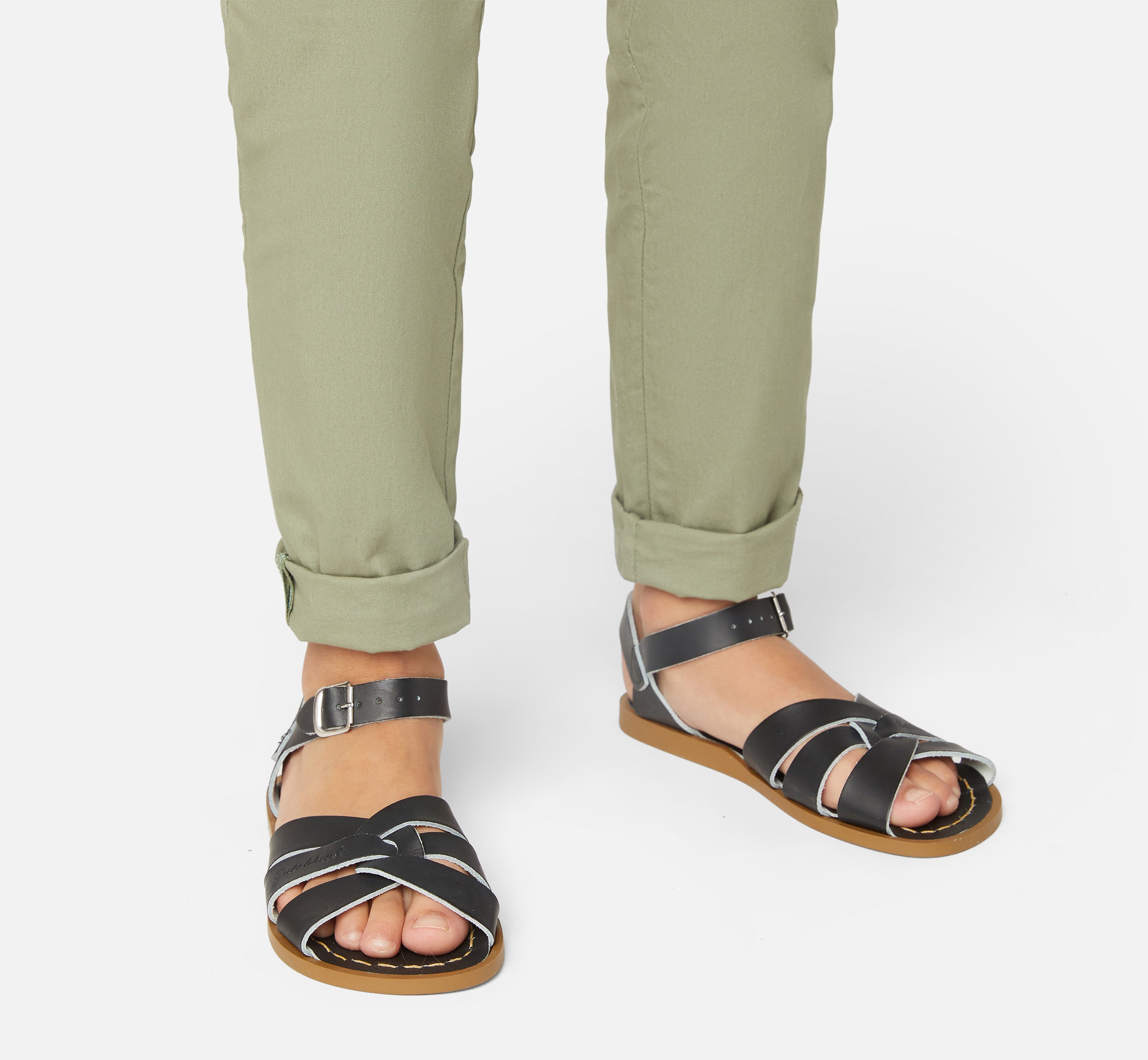 Sandale Enfant Original Noire - Salt-Water Sandals EU