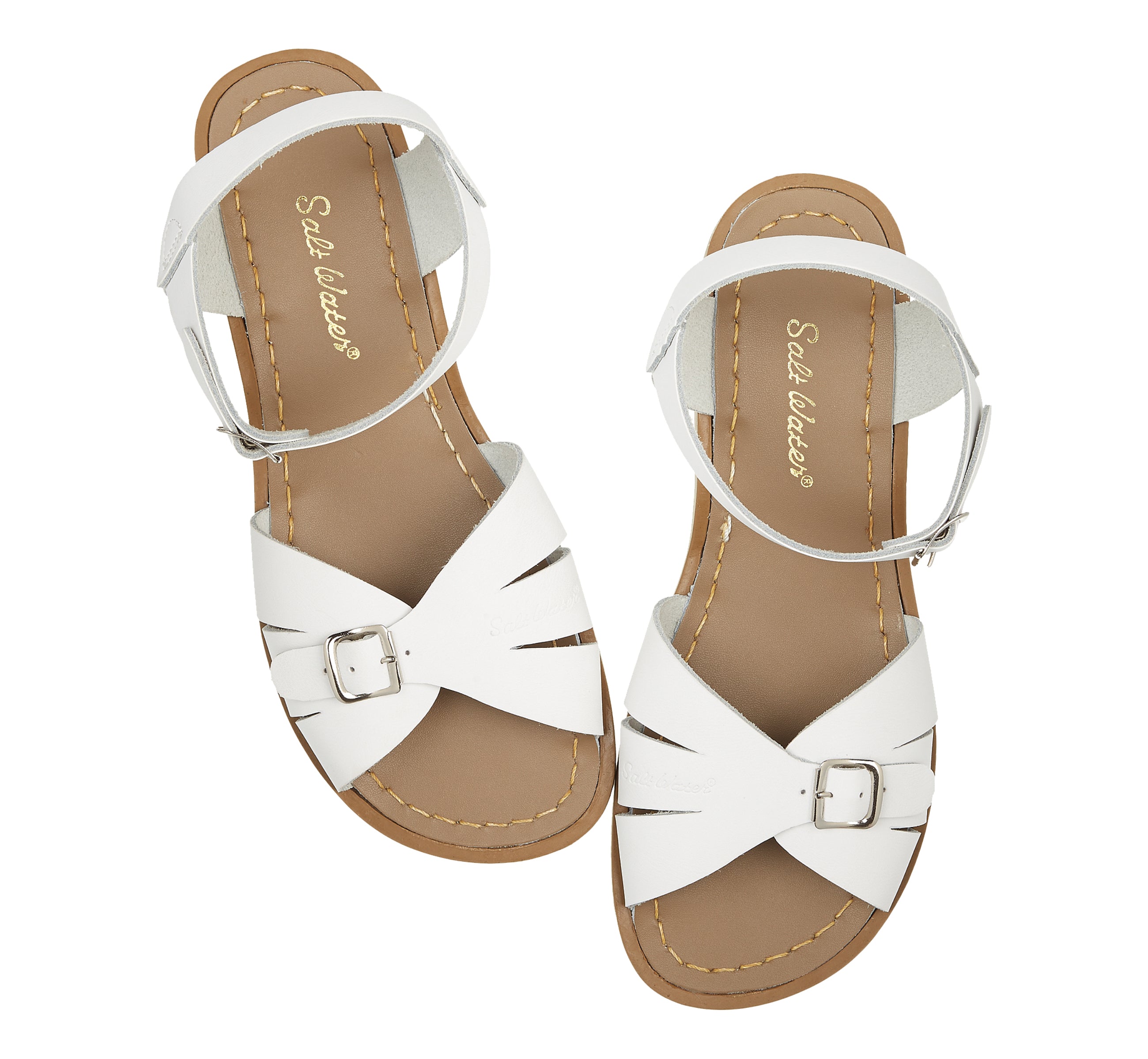 Sandale Blanche Classic Pour Femme - Salt-Water Sandals EU