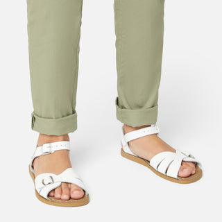 Classic Weiße Kindersandale - Kinder-Sandalen Mit Doppelschnalle - Salt-Water Sandals EU