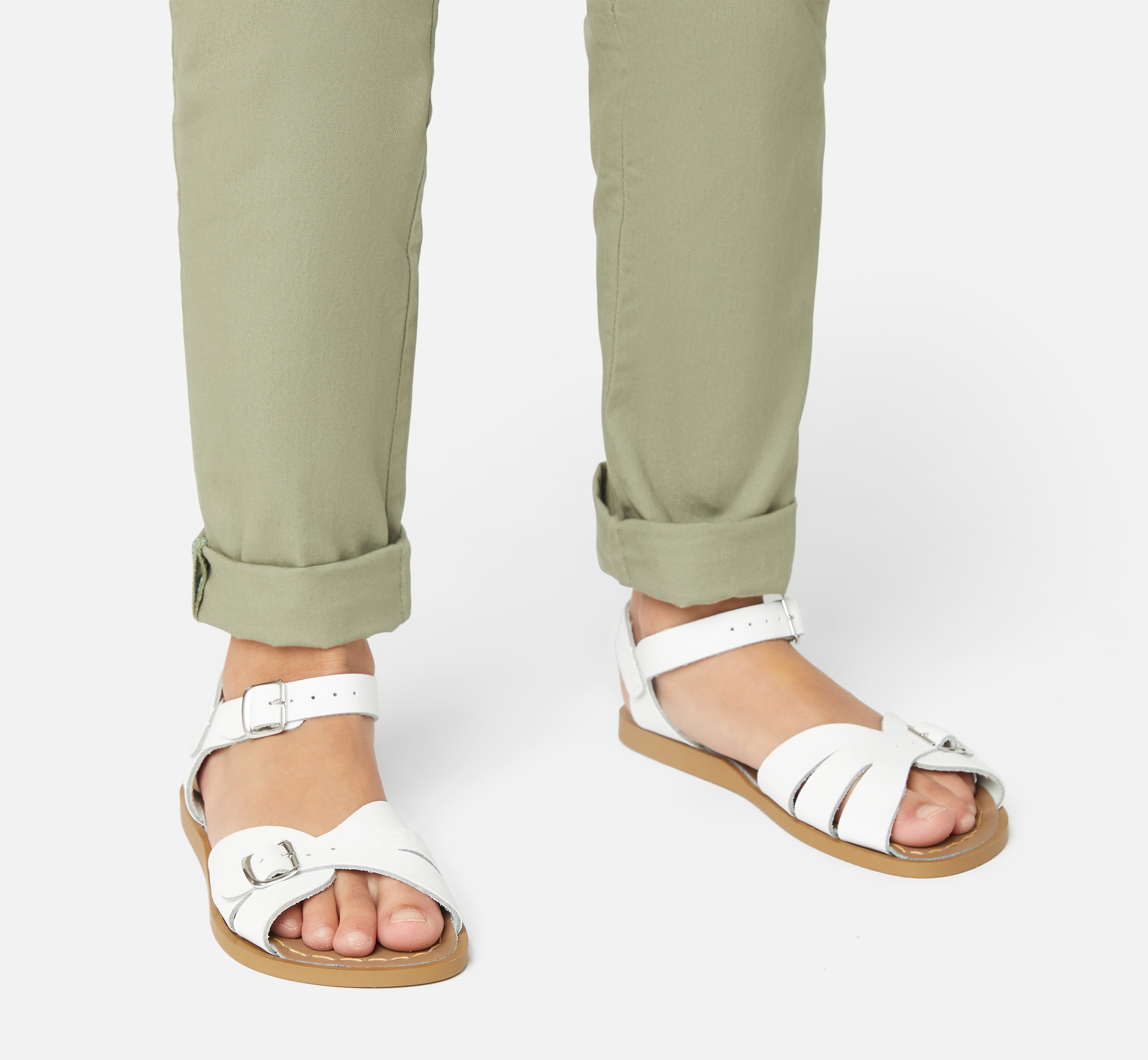 Sandale Classic Blanche Pour Enfants - Salt-Water Sandals EU