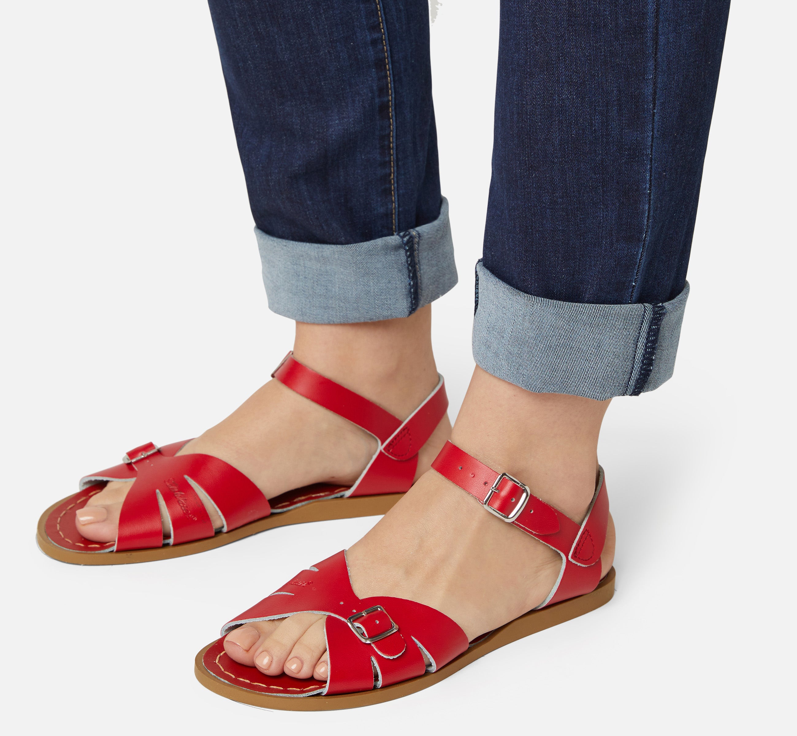 Classic Red Womens Sandal - Salt-Water Sandals EU