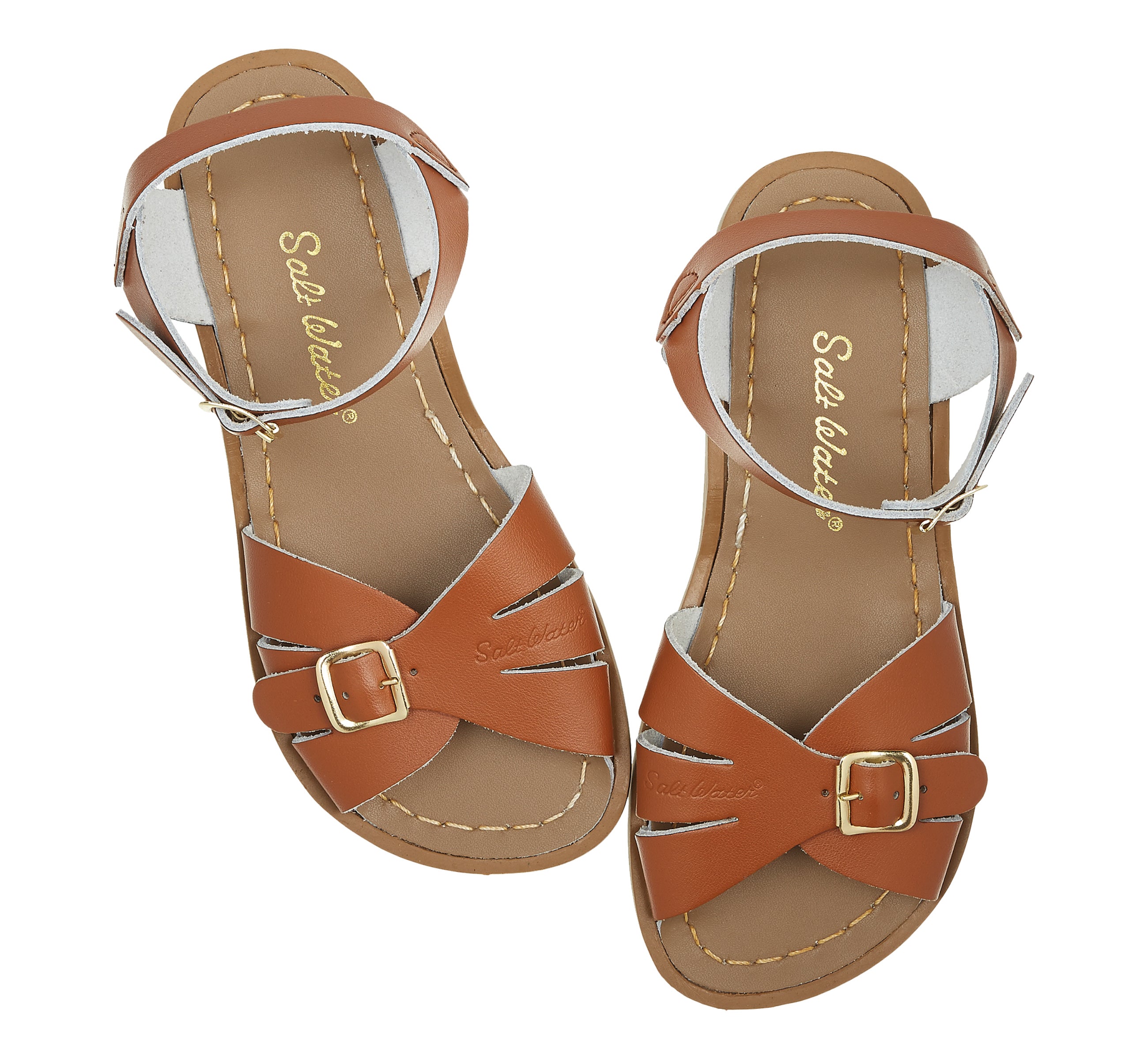 Classic Tan Womens Sandal - Salt-Water Sandals EU