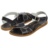Sandale Classic Noire Pour Femme - Sandales À Bride De Cheville Pour Femmes - Salt-Water Sandals EU