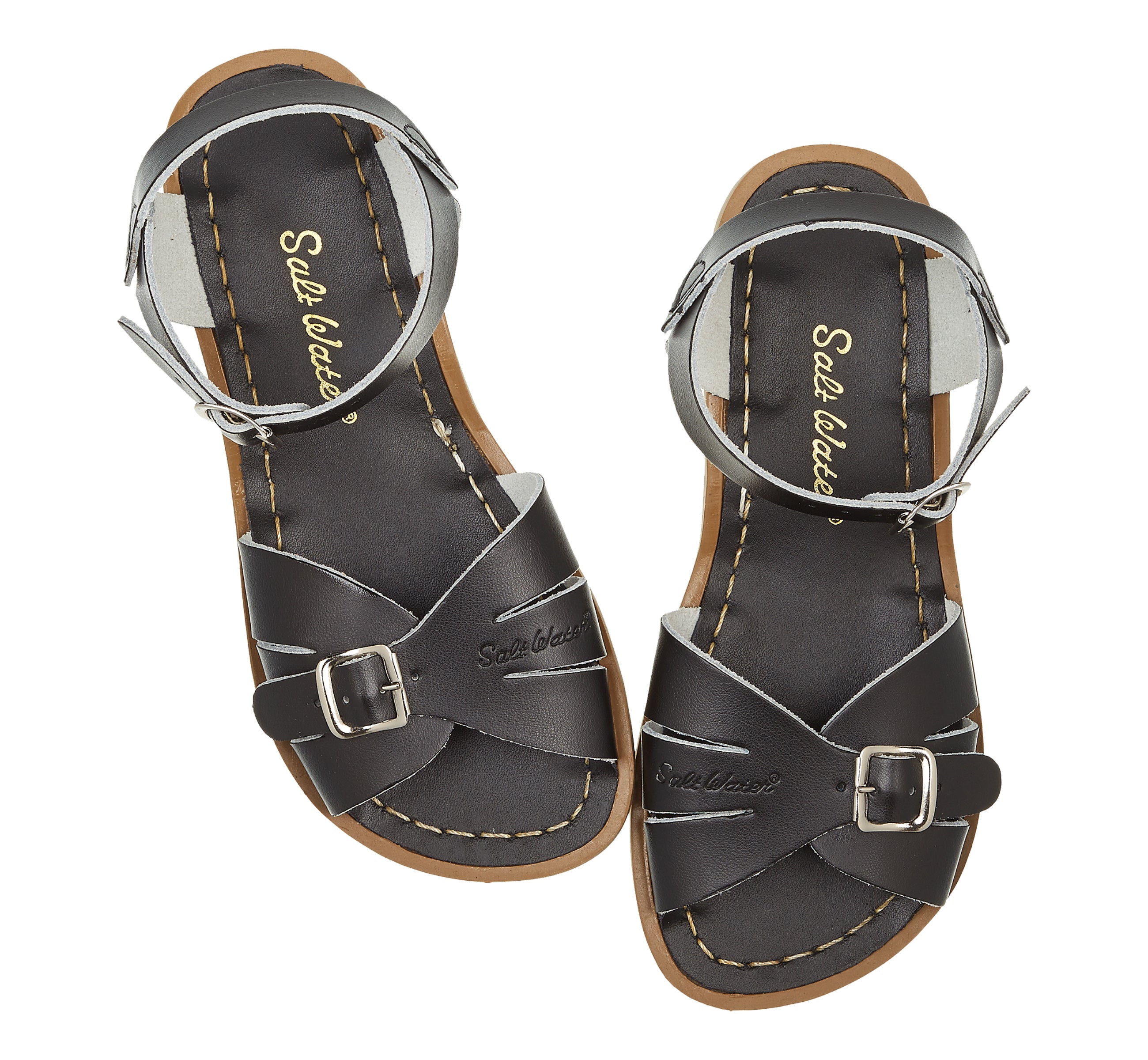 Sandale Classic Noire Pour Enfants - Salt-Water Sandals EU