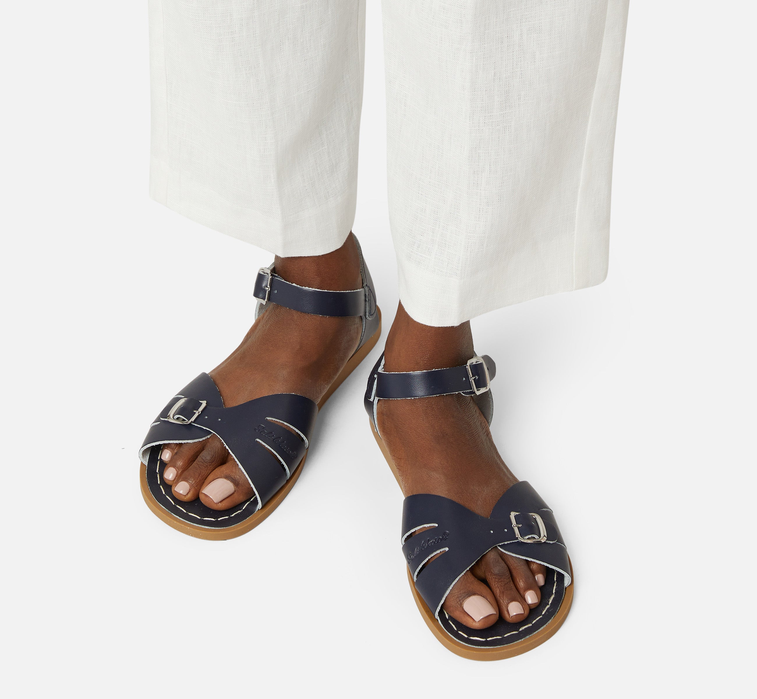 Sandale Classic Pour Femme Bleu Marine - Salt-Water Sandals EU