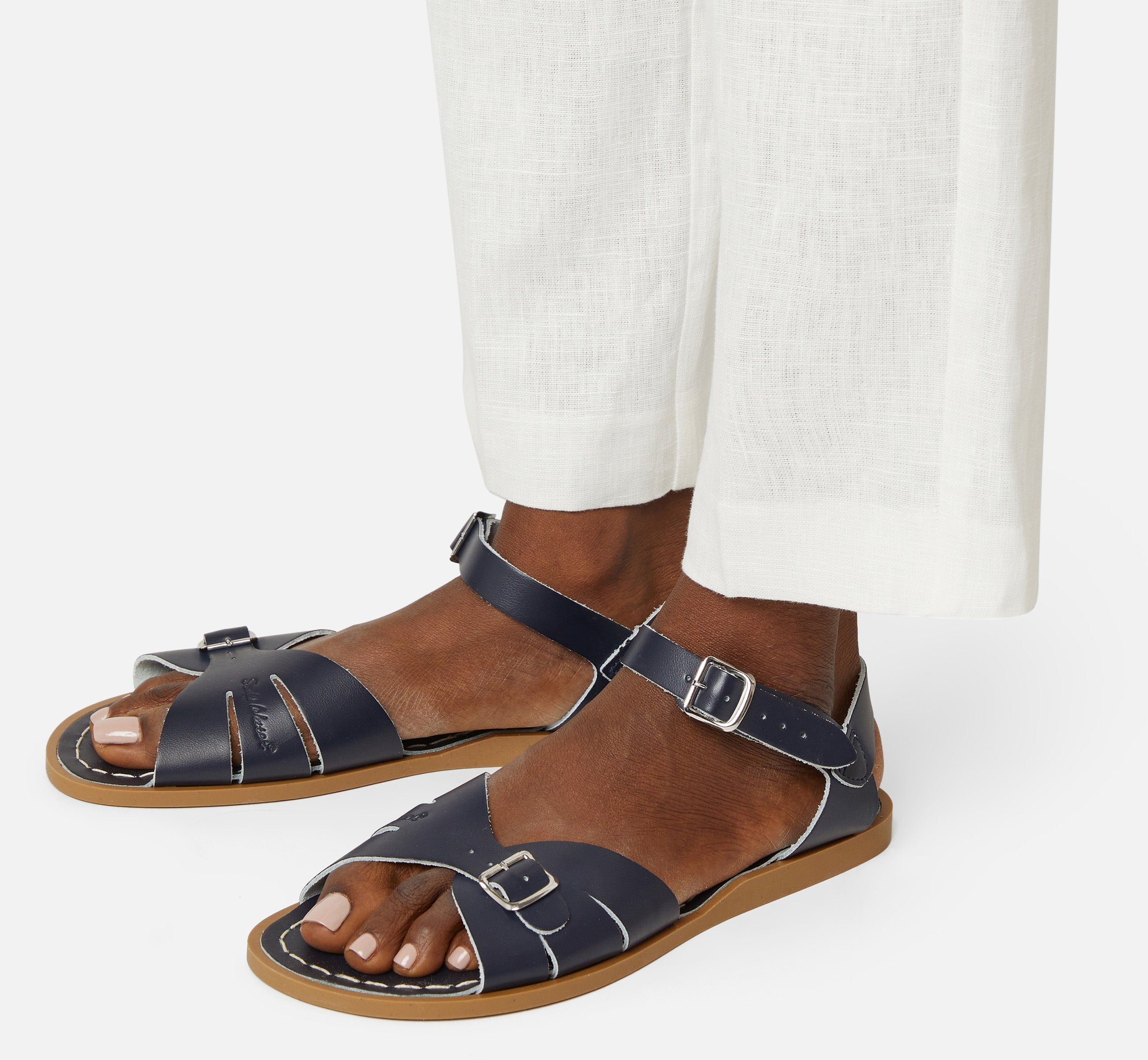 Sandale Classic Pour Femme Bleu Marine - Salt-Water Sandals EU