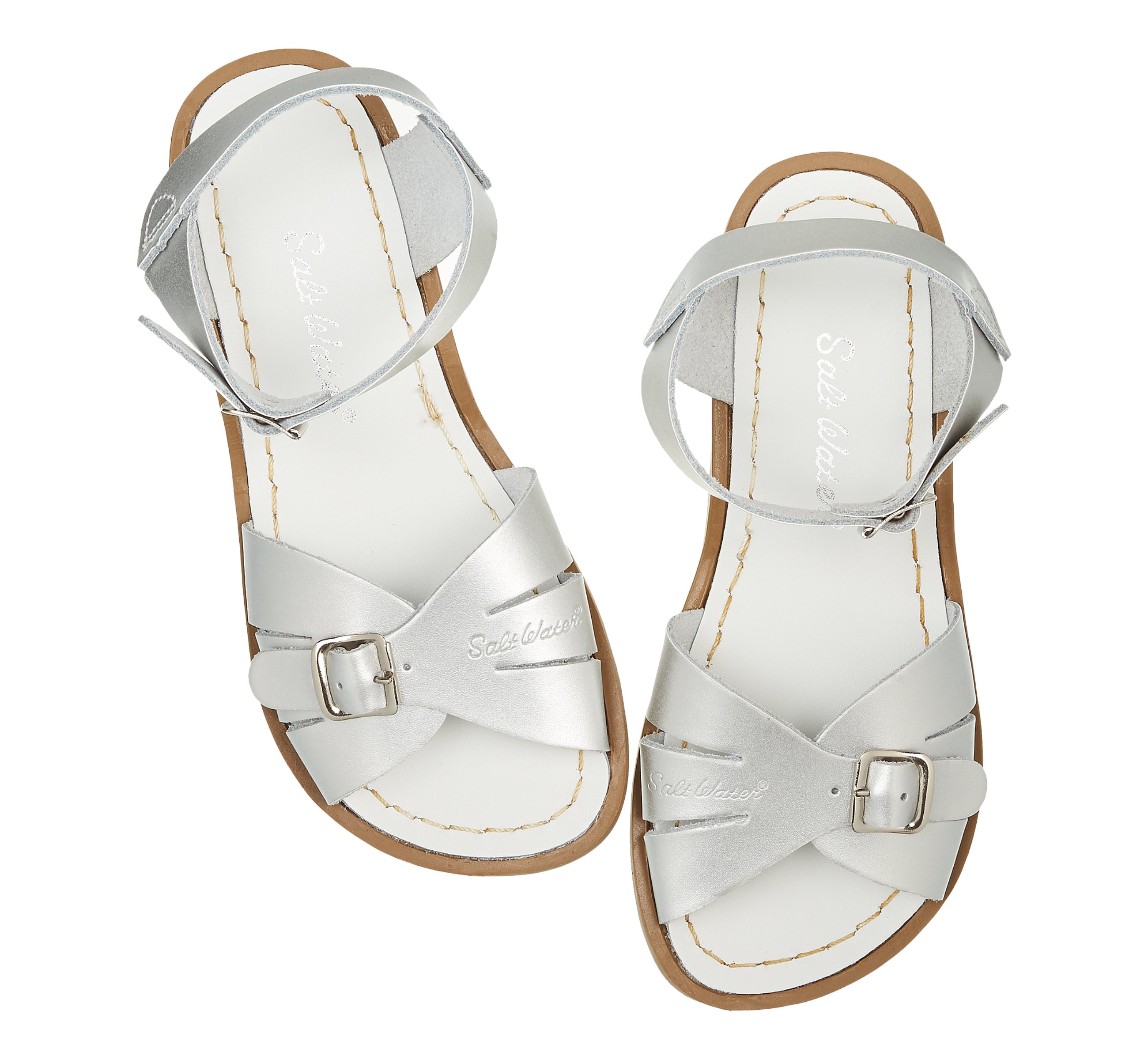Sandale Classic Argentée Pour Femme - Salt-Water Sandals EU