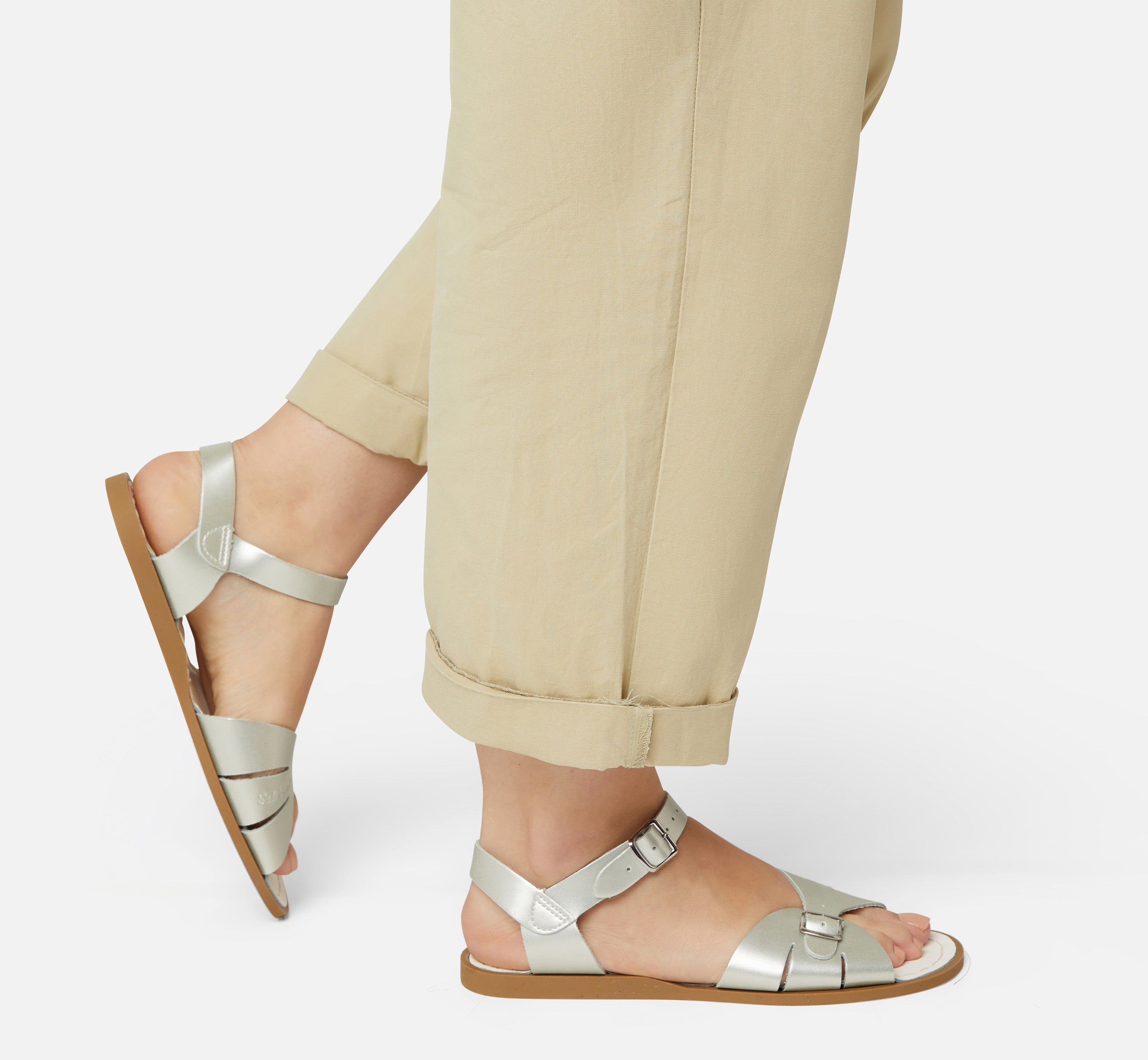 Sandale Classic Argentée Pour Femme - Salt-Water Sandals EU