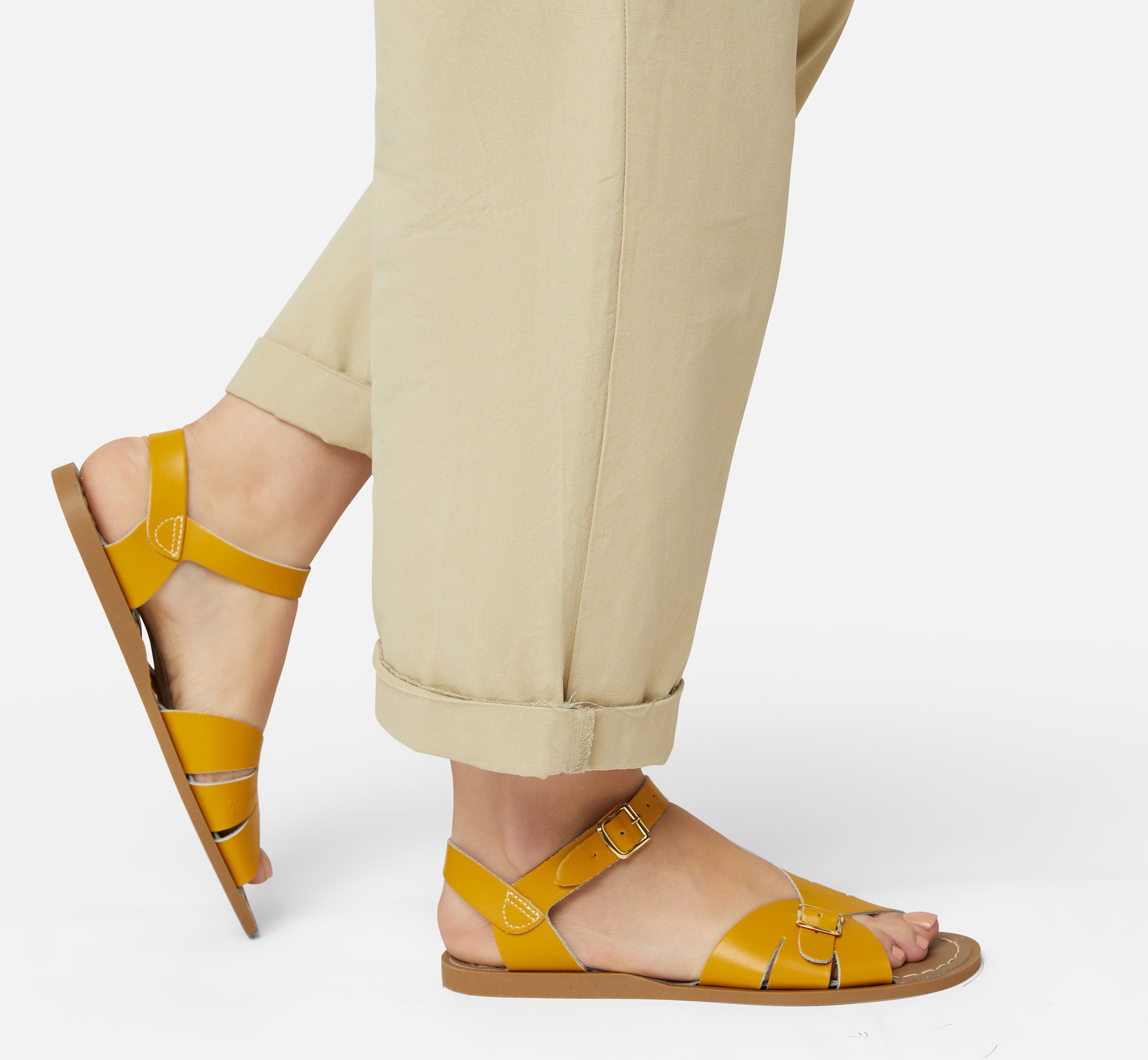 Sandale Classic Moutarde Pour Femme - Salt-Water Sandals EU