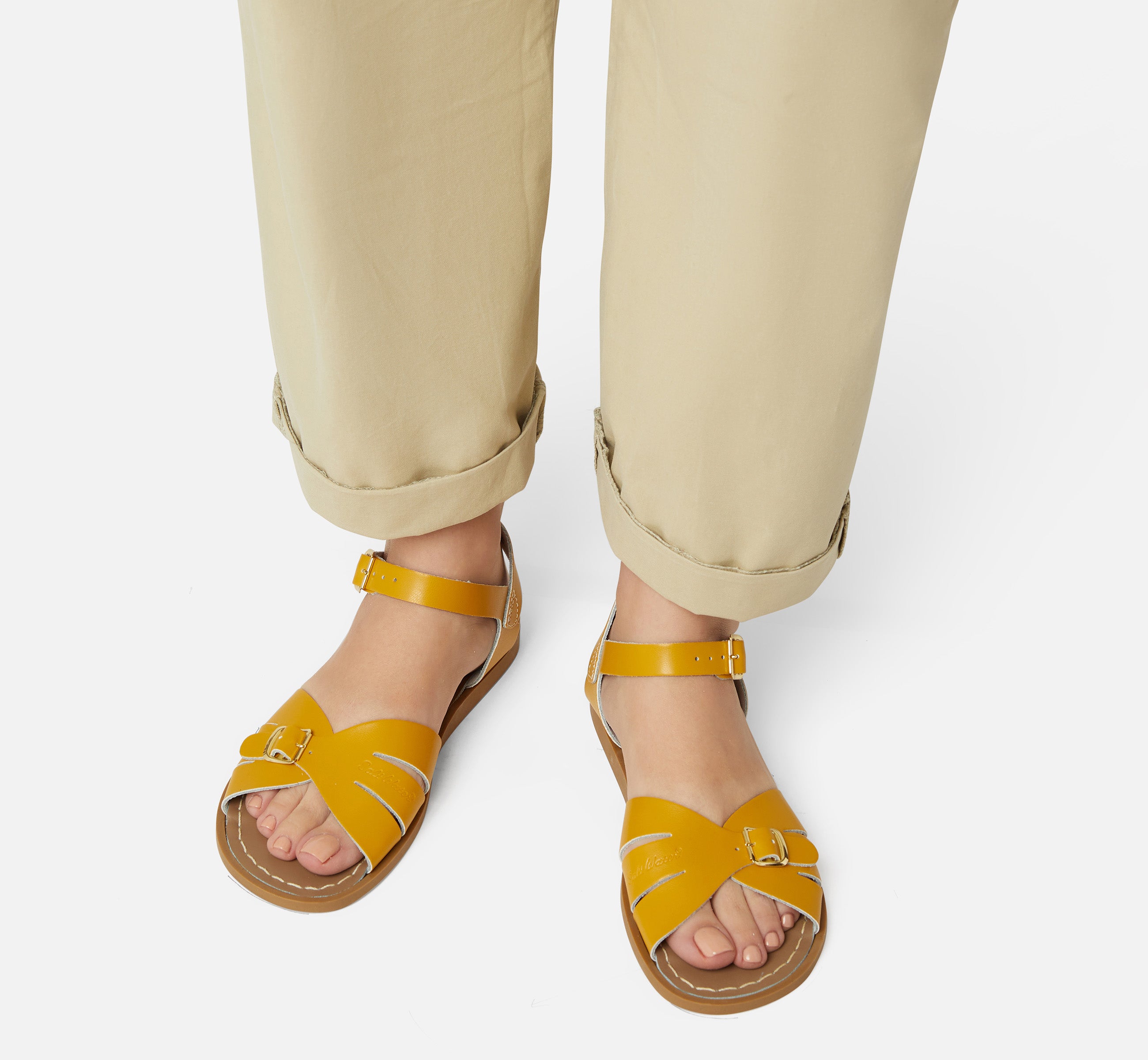 Sandale Classic Moutarde Pour Femme - Salt-Water Sandals EU