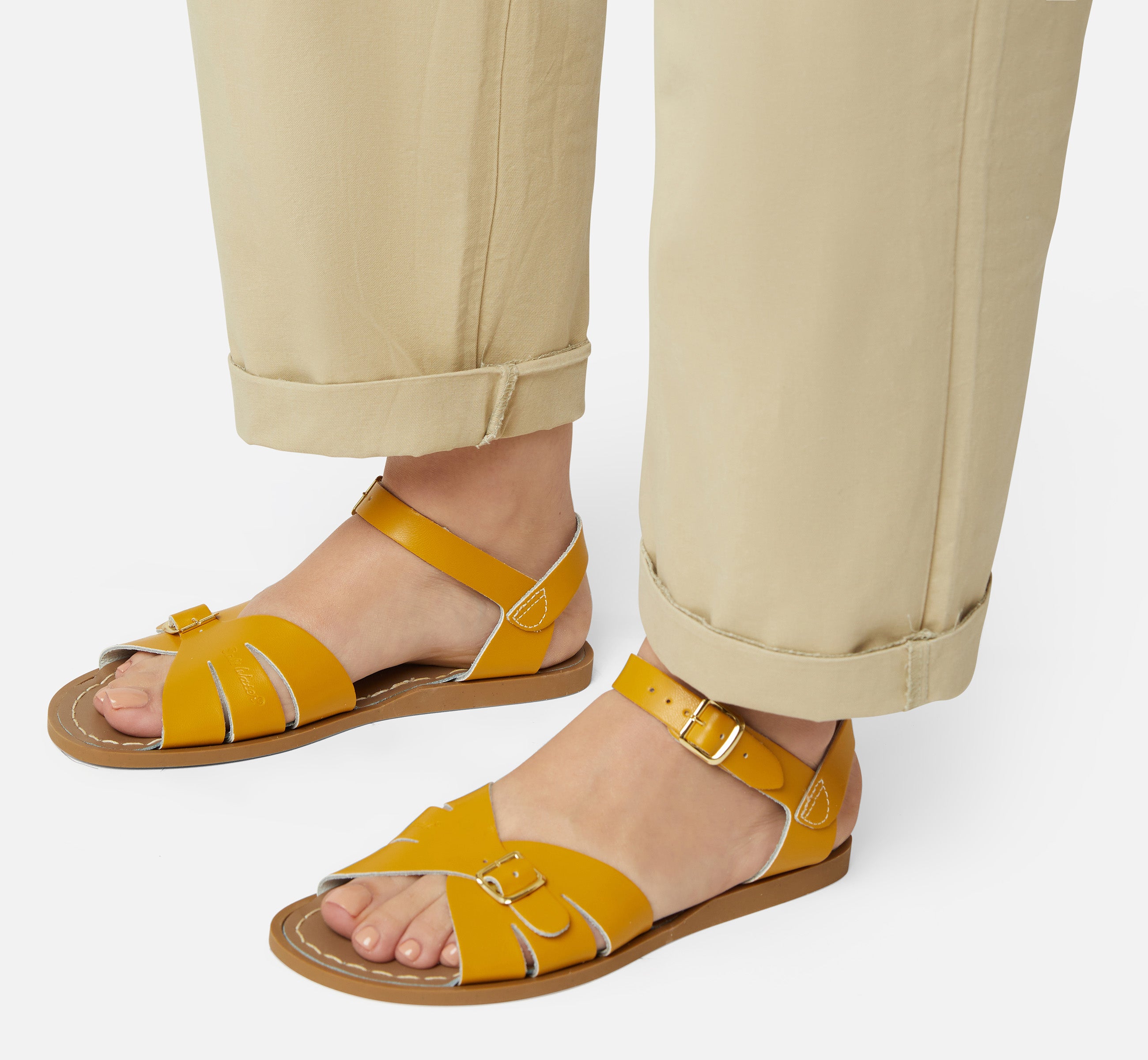 Sandale Classic Moutarde Pour Femme - Salt-Water Sandals EU