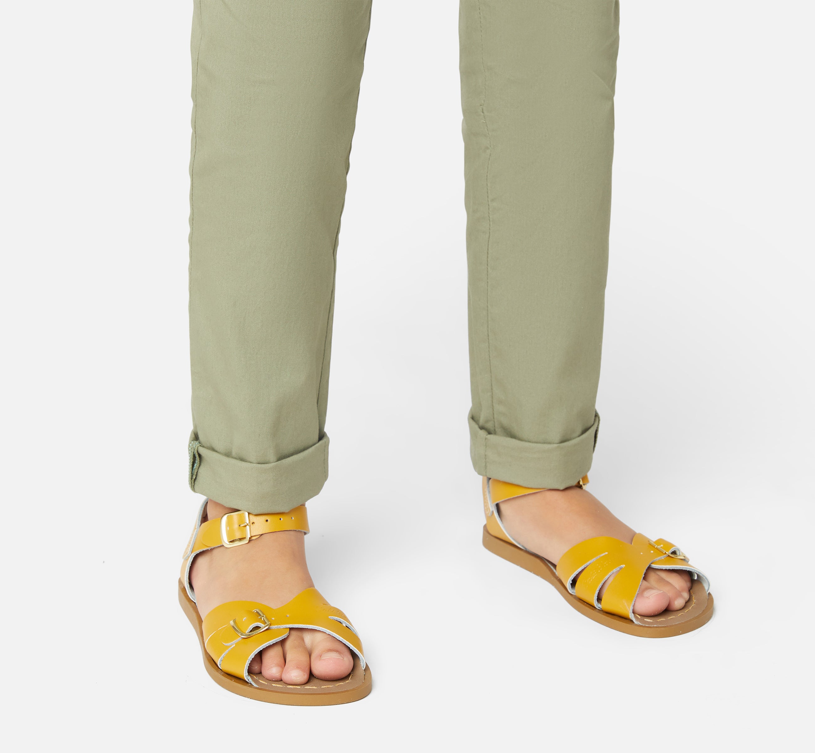Sandale Classic Pour Enfants Moutarde - Salt-Water Sandals EU