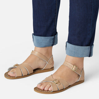 Classic Latte Womens Sandal - Women's Narrow Fit Sandals - Salt-Water Sandals EU
