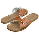 Classic Slide Tan Womens Sandal - Available in Larger Sizes - Salt-Water Sandals EU