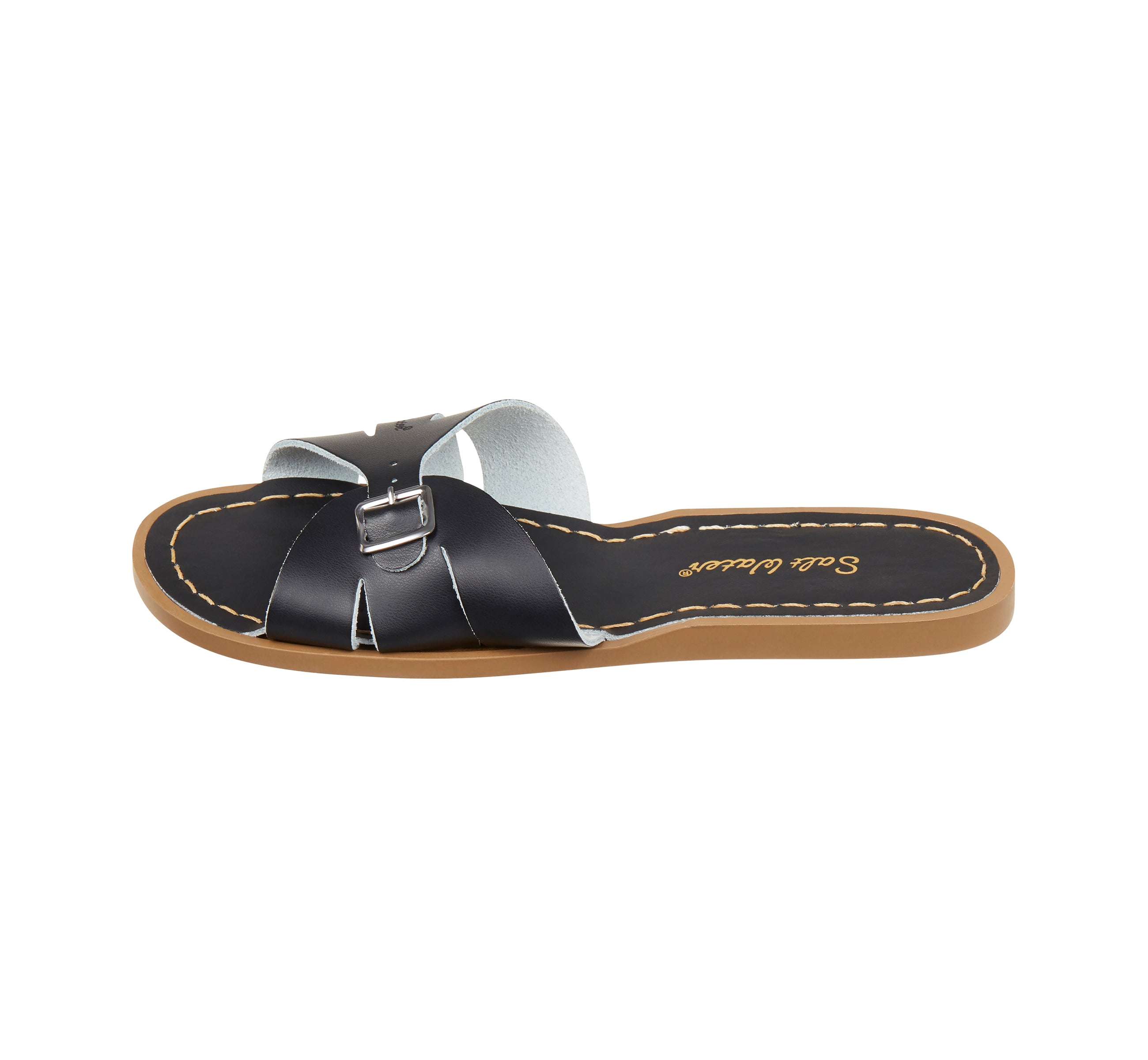 Classic Slide Black Womens Sandal - Salt-Water Sandals EU