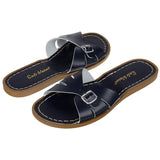 Classic Slide Navy Womens Sandal - Women's Narrow Fit Sandals - Salt-Water Sandals EU