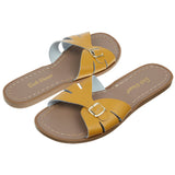 Classic Slide Mustard Womens Sandal - Women's Narrow Fit Sandals - Salt-Water Sandals EU