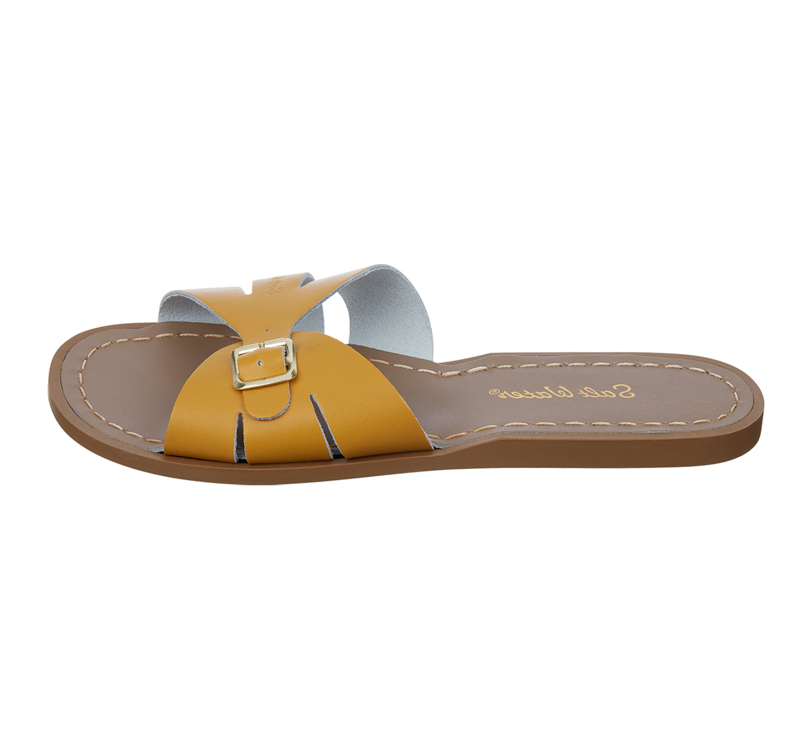 Classic Slide Mustard Womens Sandal - Salt-Water Sandals EU