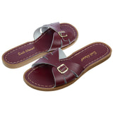 Classic Slide Claret Womens Sandal - Women's Narrow Fit Sandals - Salt-Water Sandals EU