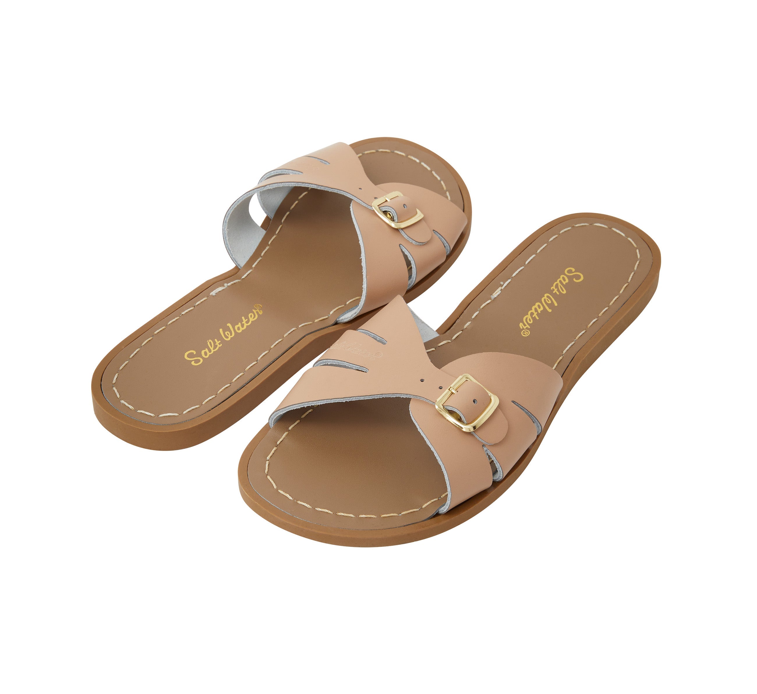 Classic Slide Latte Womens Sandal - Salt-Water Sandals EU