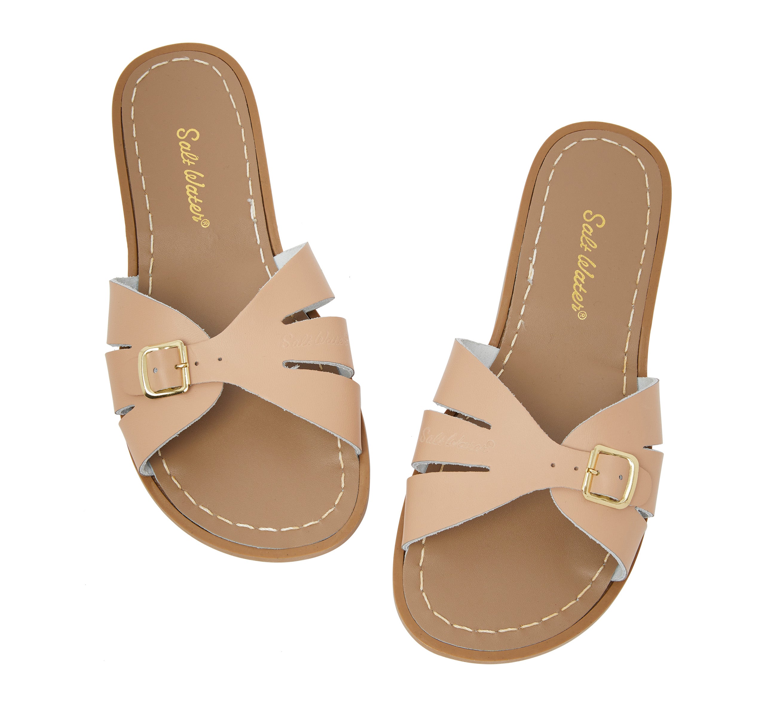 Classic Slide Latte Womens Sandal - Salt-Water Sandals EU