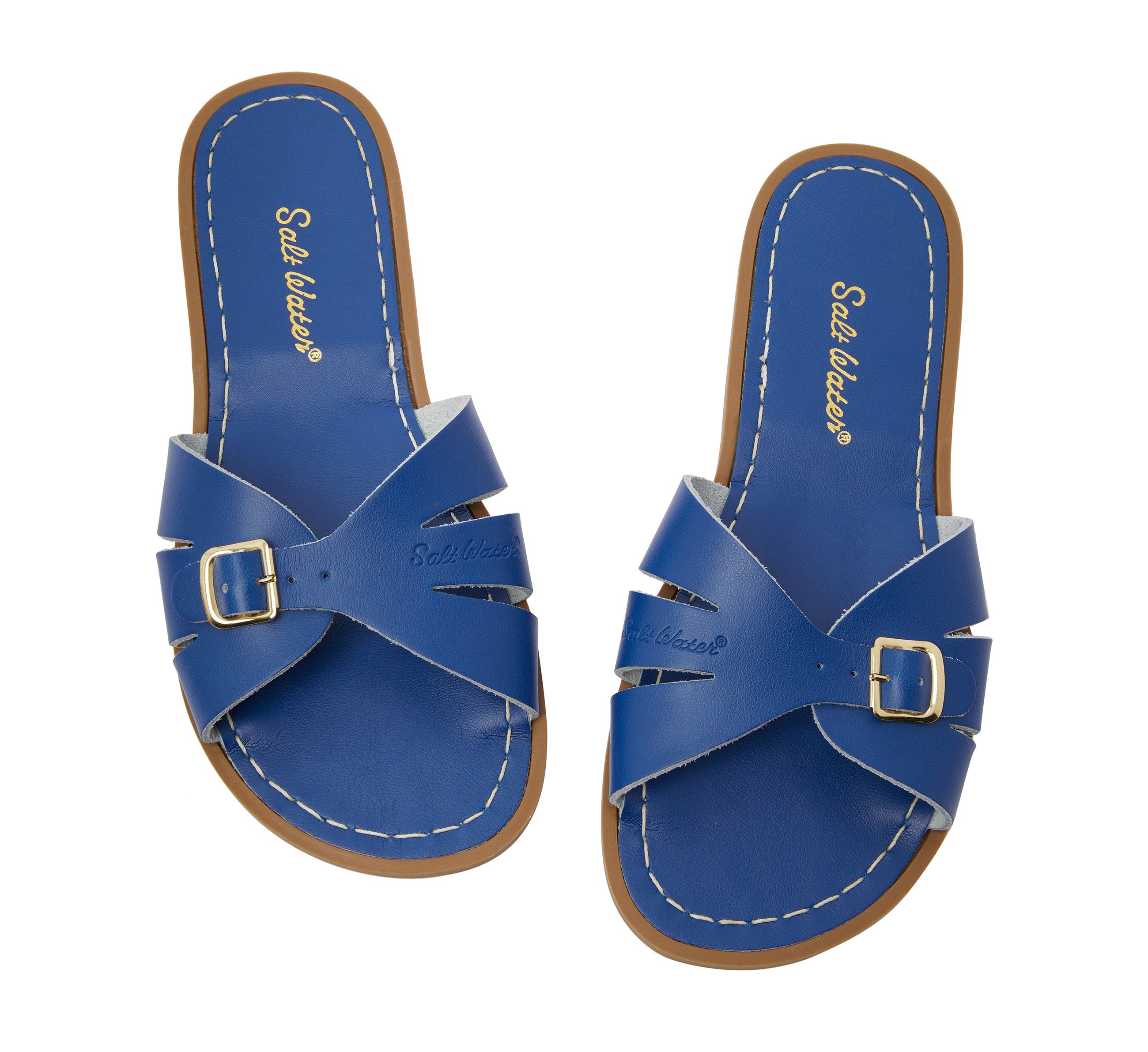 Classic Slide Cobalt Damensandale - Salt-Water Sandals EU